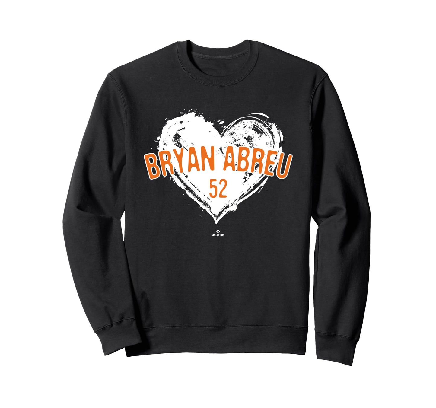 Distressed Heart Bryan Abreu Houston Sweatshirt - Graphic Print Men Women - T-Shirt, Sweatshirt, Hoodie
