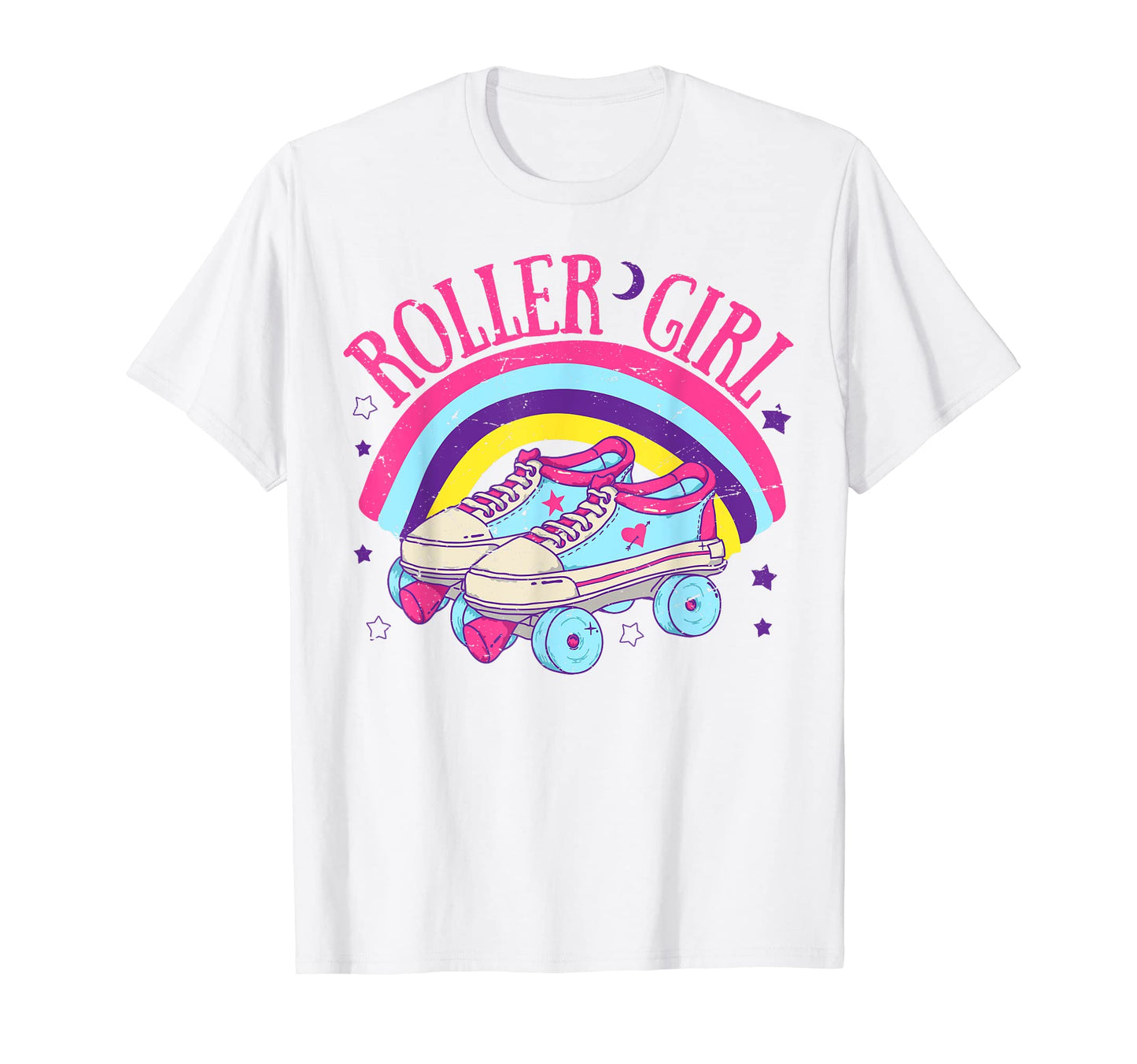 Roller Skater Skating 70S 80S Skates T-Shirt - Minimalist Print Unisex - T-Shirt, Sweatshirt, Hoodie