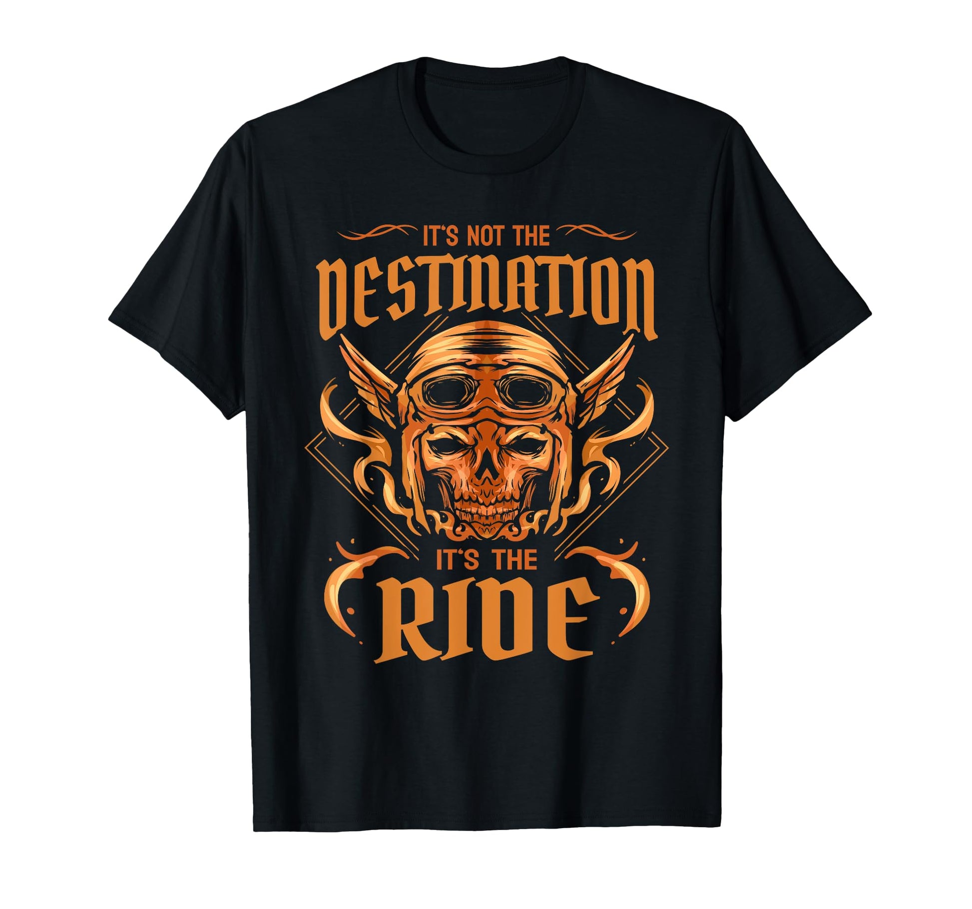 Its Not Destination Its Ride Motorcycle T-Shirt - Graphic Print for Adults - T-Shirt, Sweatshirt, Hoodie