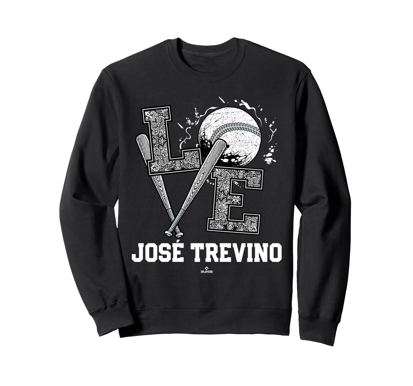 Distressed Baseball Love Jos Trevino Sweatshirt - Custom Art Print Unisex - T-Shirt, Sweatshirt, Hoodie
