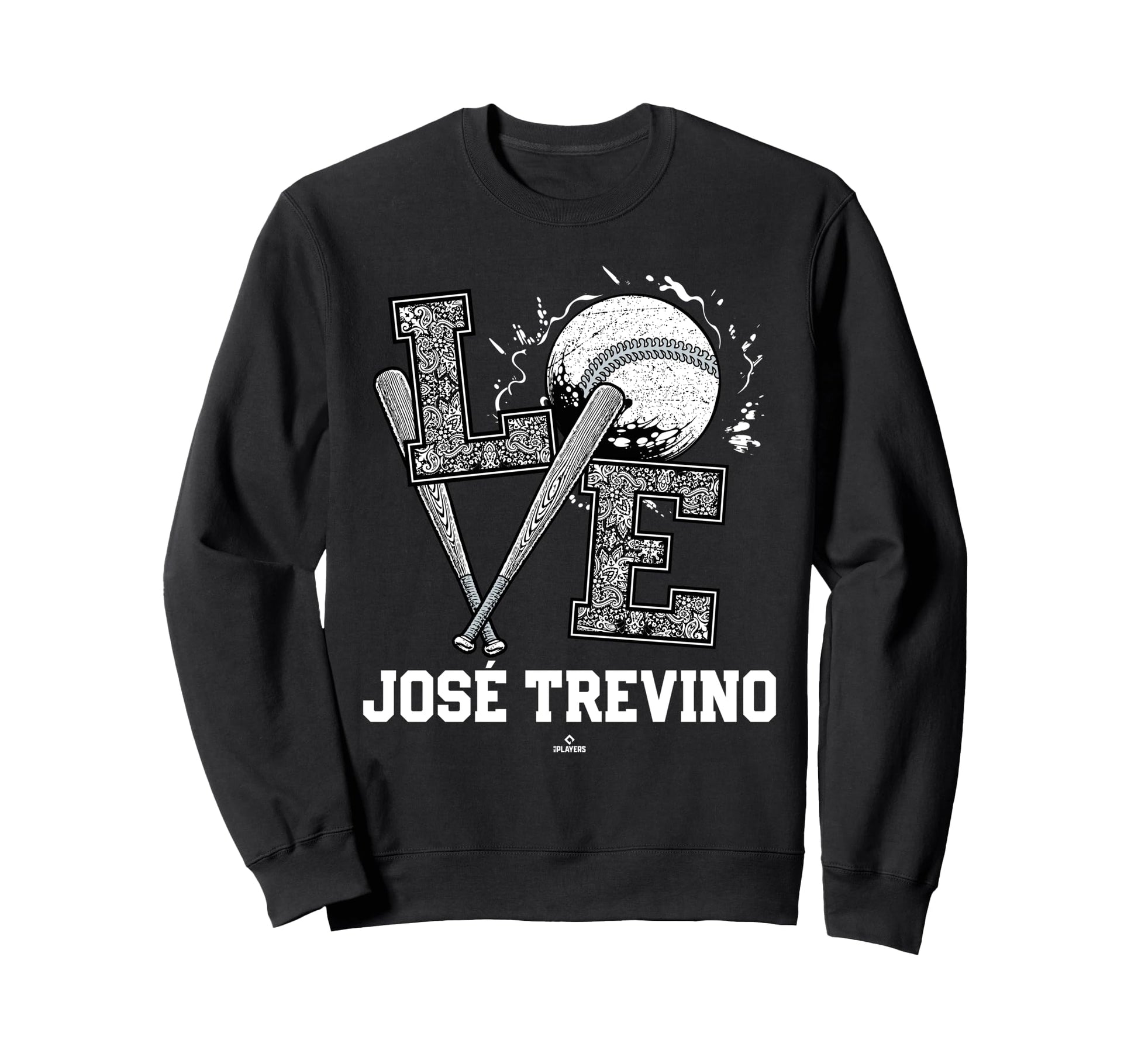 Distressed Baseball Love Jos Trevino Sweatshirt - Custom Art Print Unisex - T-Shirt, Sweatshirt, Hoodie