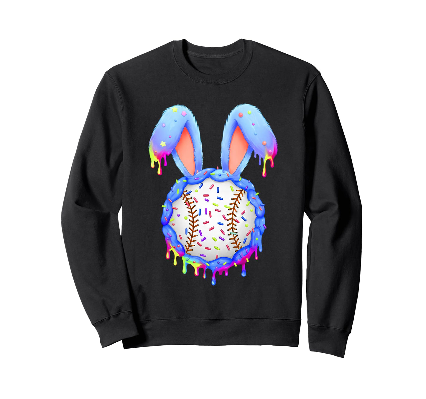 Coquette Easter Baseball Ice Cream Sweatshirt - Trendy Graphic Men Women - T-Shirt, Sweatshirt, Hoodie