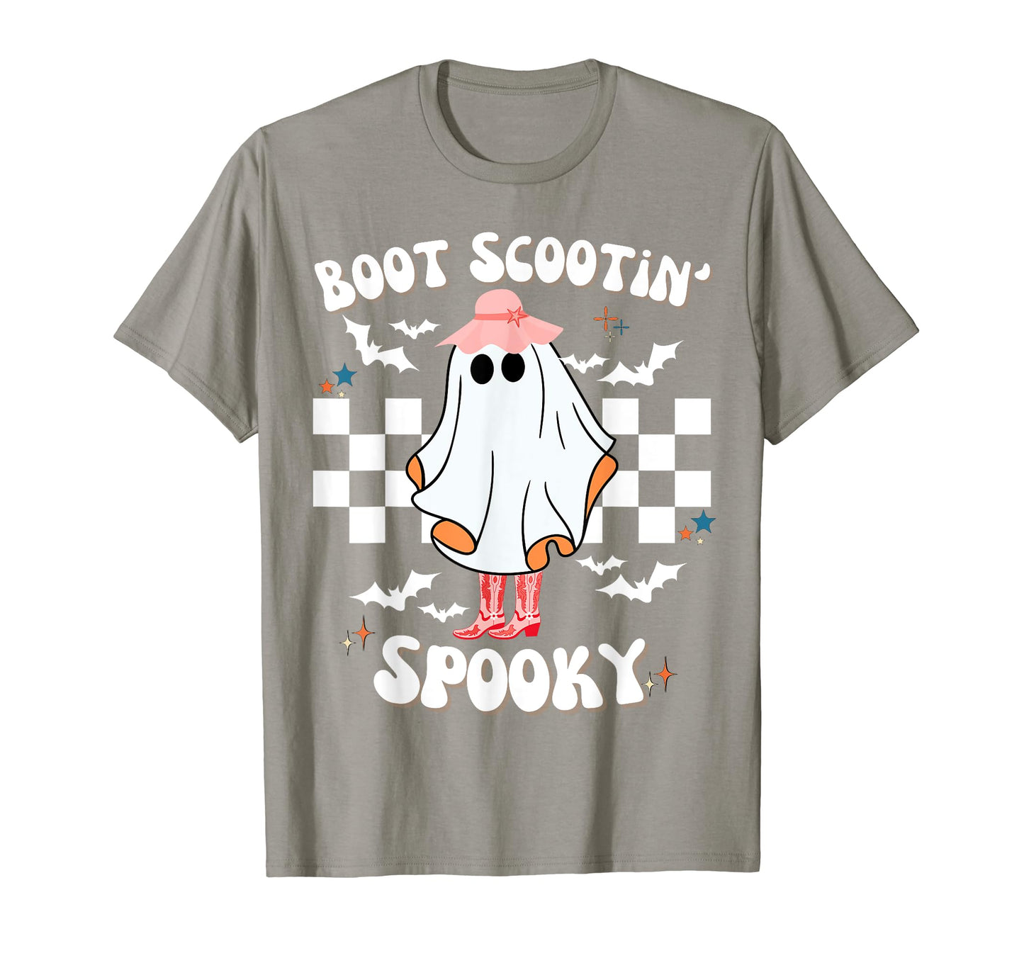 Western Halloween Ghost Funny Boot T-Shirt - Novelty Apparel Unisex - T-Shirt, Sweatshirt, Hoodie