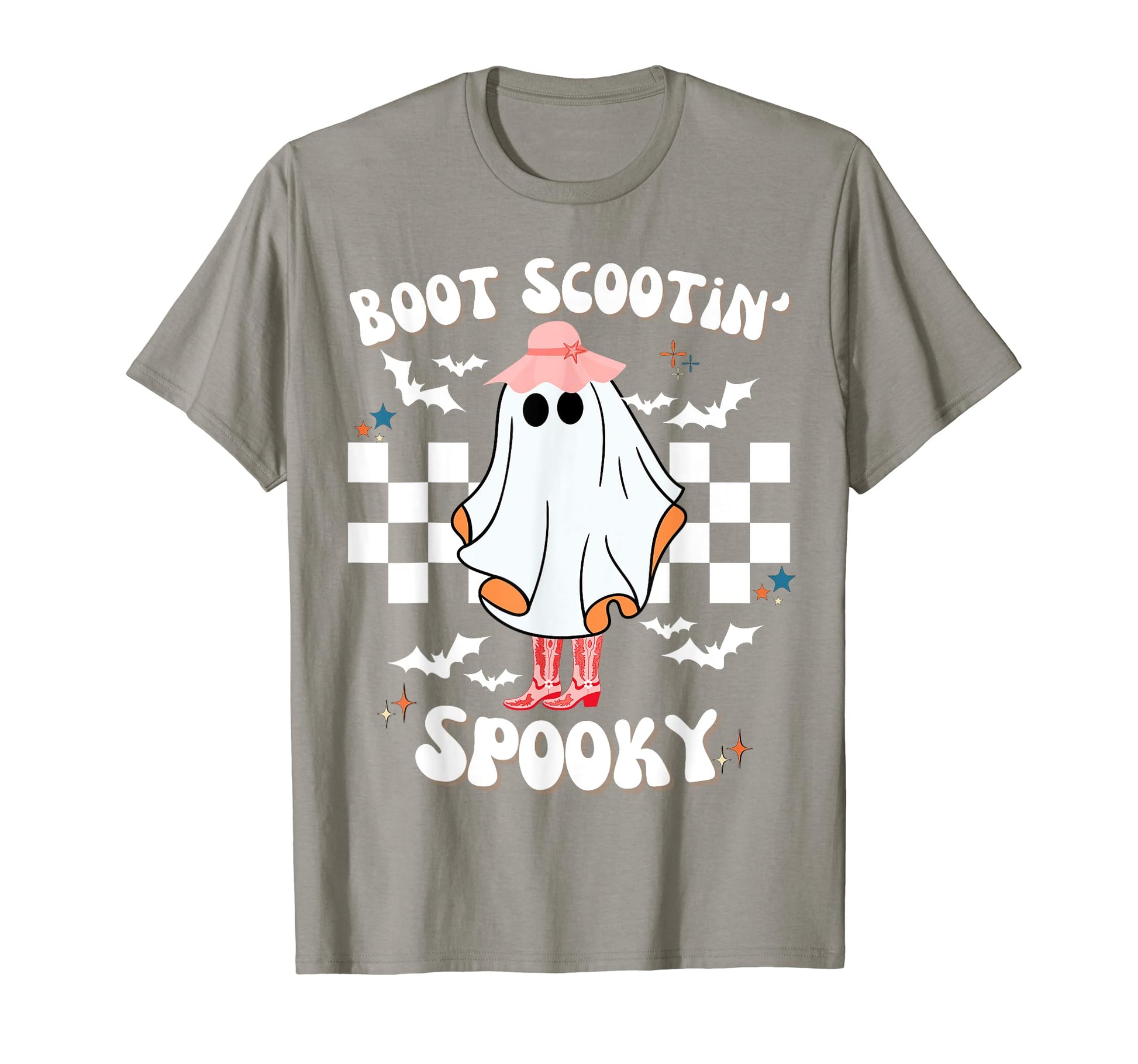 Western Halloween Ghost Funny Boot T-Shirt - Novelty Apparel Unisex - T-Shirt, Sweatshirt, Hoodie