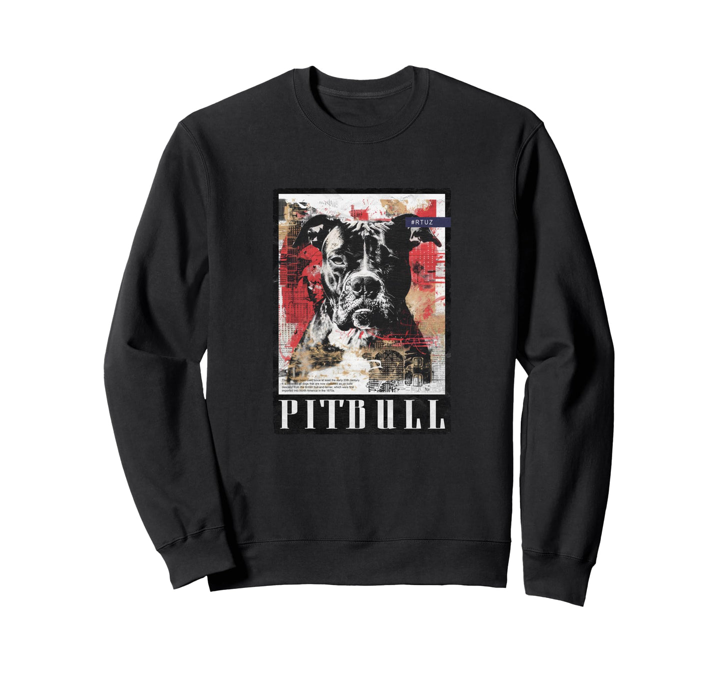 Y2K Streetwear Dog Pit Bull Sweatshirt - Trendy Graphic Men Women - T-Shirt, Sweatshirt, Hoodie