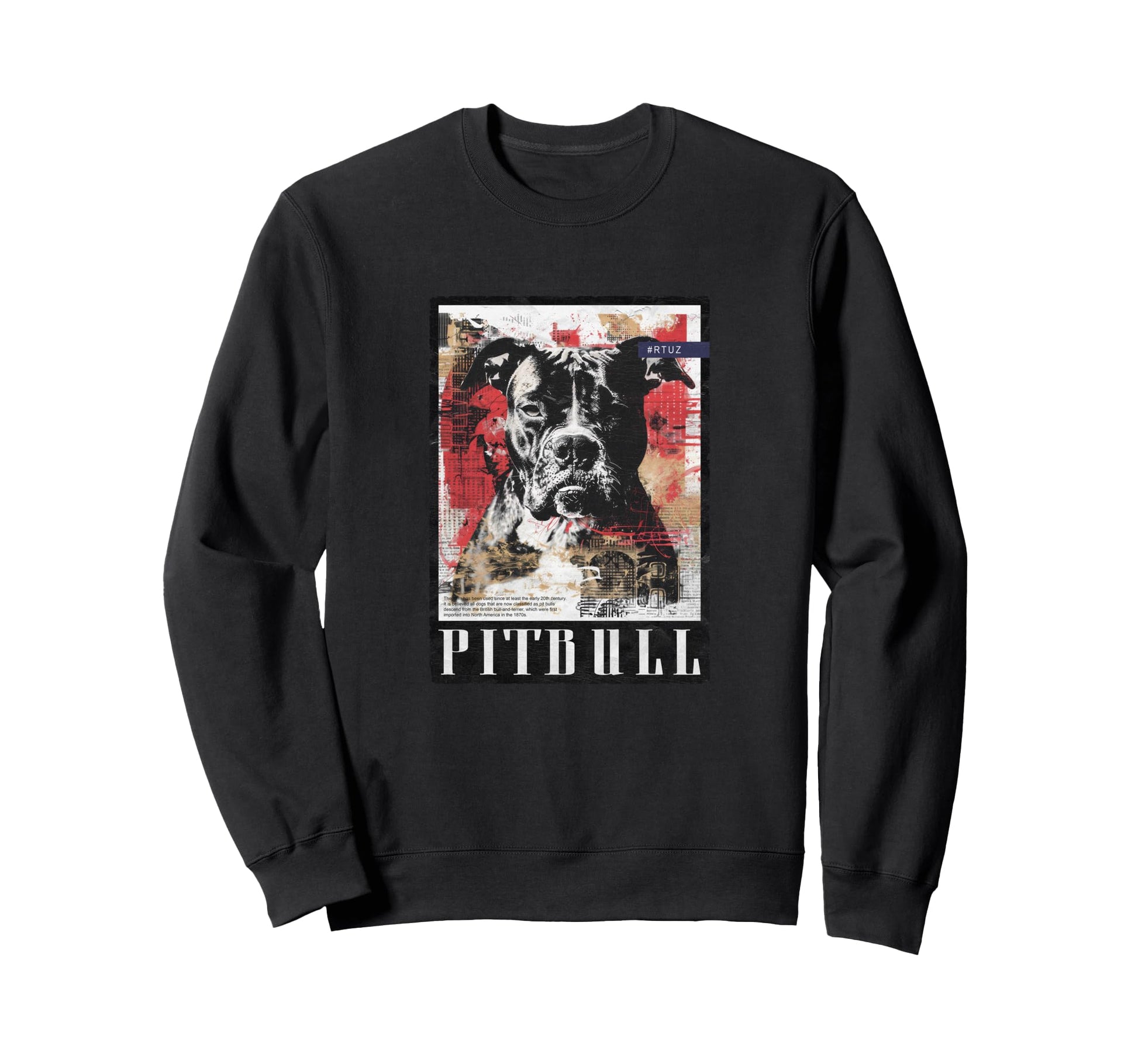 Y2K Streetwear Dog Pit Bull Sweatshirt - Trendy Graphic Men Women - T-Shirt, Sweatshirt, Hoodie