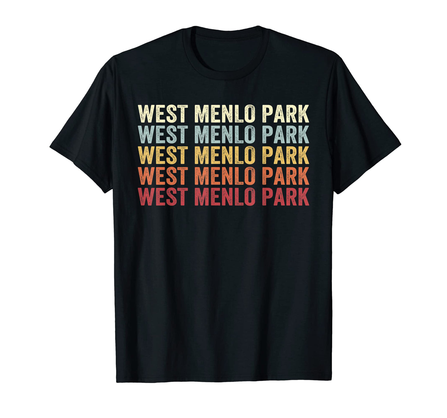 West Menlo Park California West Menlo T-Shirt - Unique Graphic for Adults - T-Shirt, Sweatshirt, Hoodie