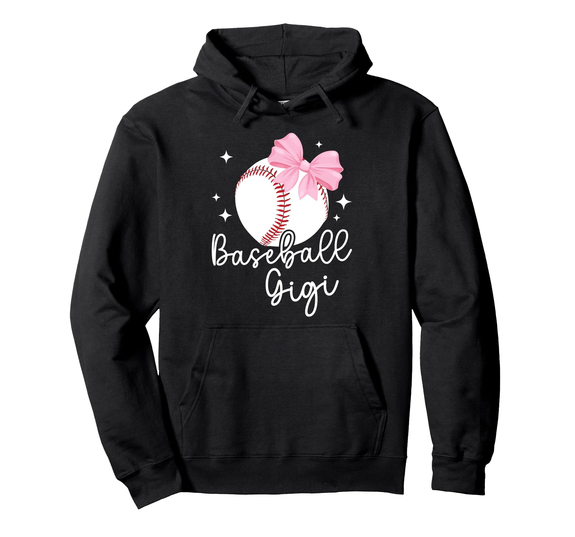 Baseball Gigi Grandma Coquette Hoodie - Minimalist Print for Adults - T-Shirt, Sweatshirt, Hoodie