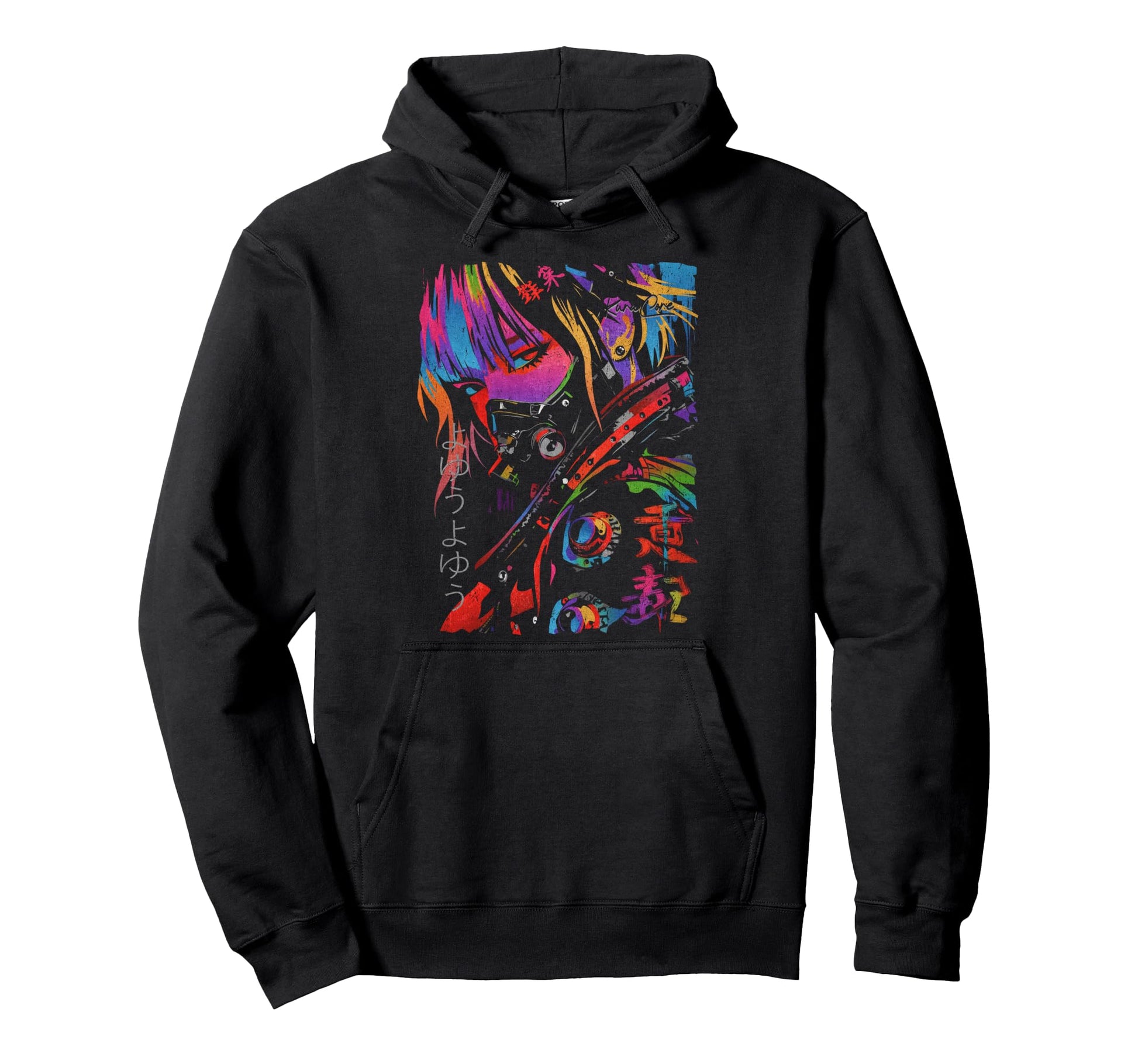 Japanese Streetwear Cyberpunk Y2K Hoodie - Trendy Graphic Men Women - T-Shirt, Sweatshirt, Hoodie