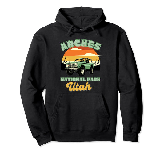 Arches National Park Utah California Hoodie - Trendy Graphic Unisex - T-Shirt, Sweatshirt, Hoodie