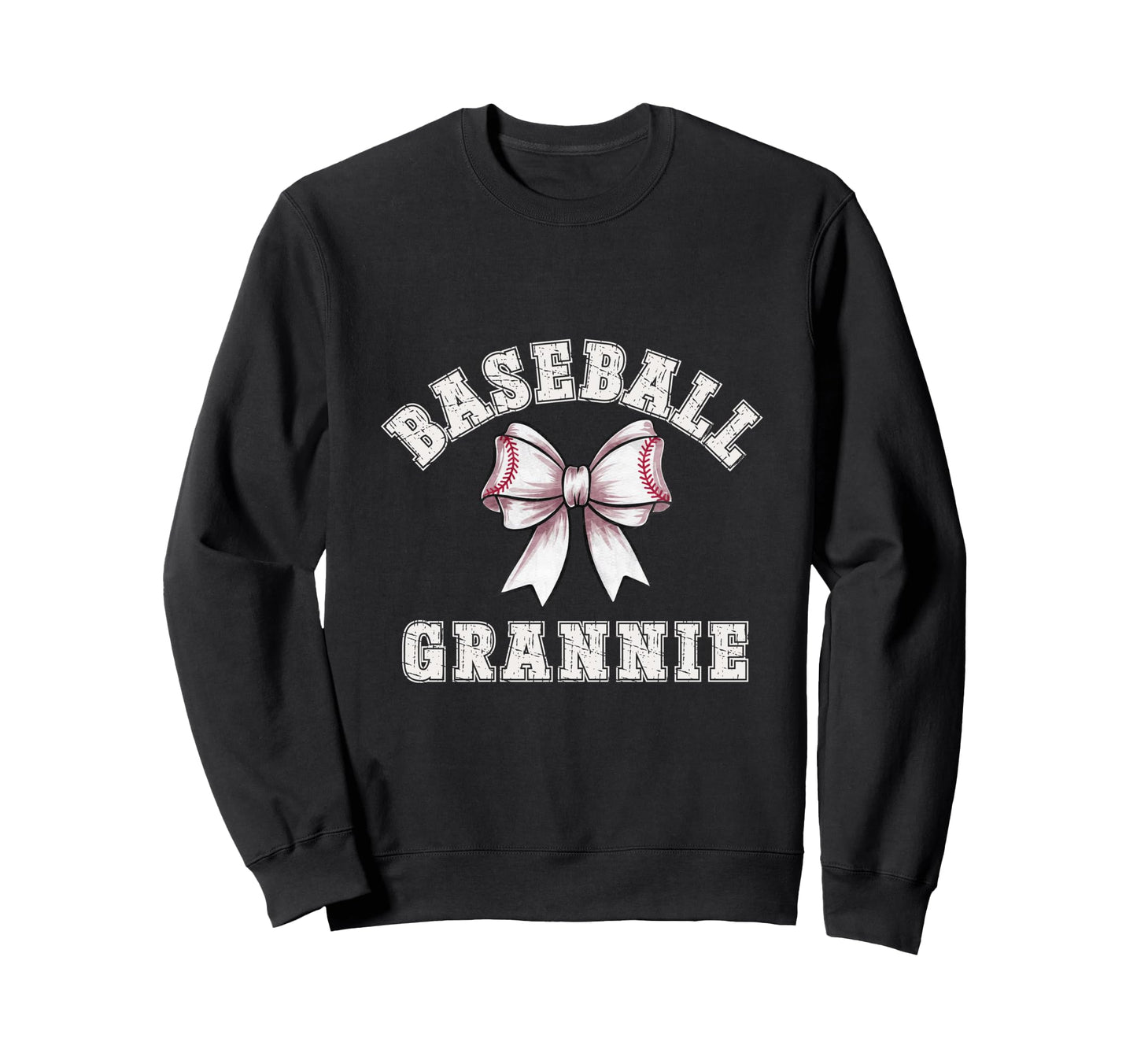 Coquette Baseball Grannie Bow Game Sweatshirt - Trendy Graphic for Adults - T-Shirt, Sweatshirt, Hoodie