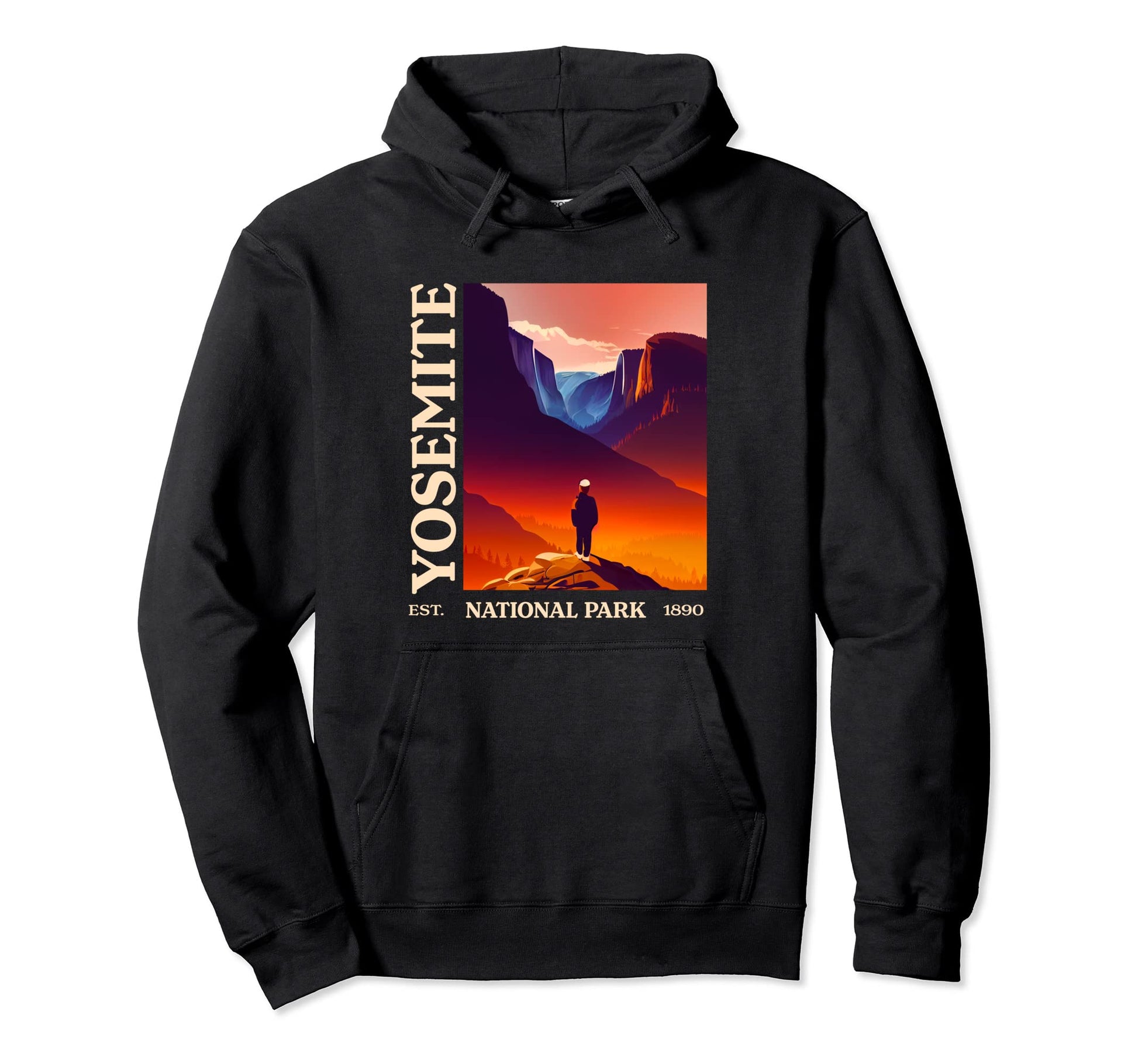 Yosemite Yosemite National Park Hoodie - Custom Art Print Men Women - T-Shirt, Sweatshirt, Hoodie