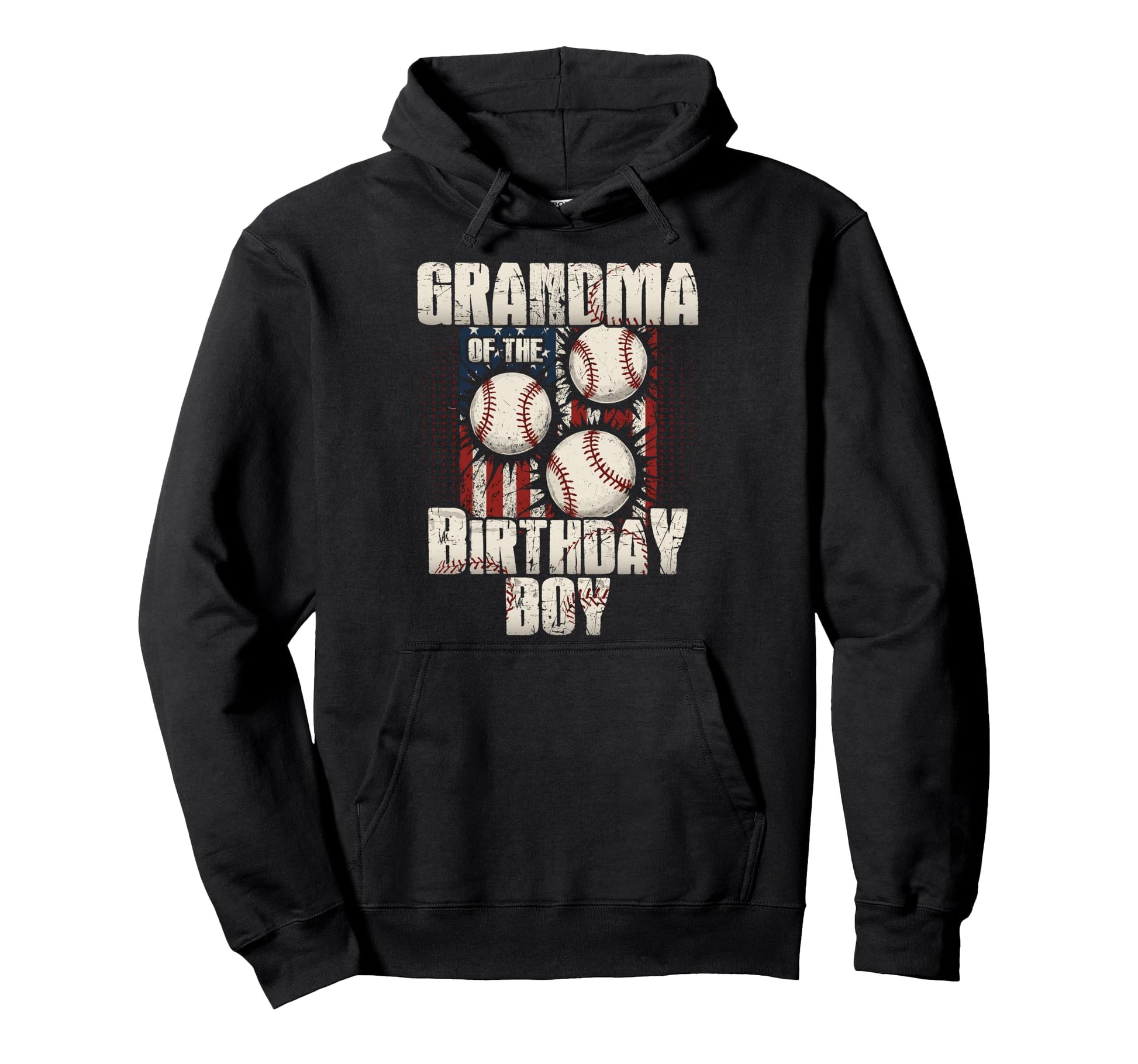 Grandma Birthday Matching Baseball Hoodie - Fun Novelty Design for Adults - T-Shirt, Sweatshirt, Hoodie