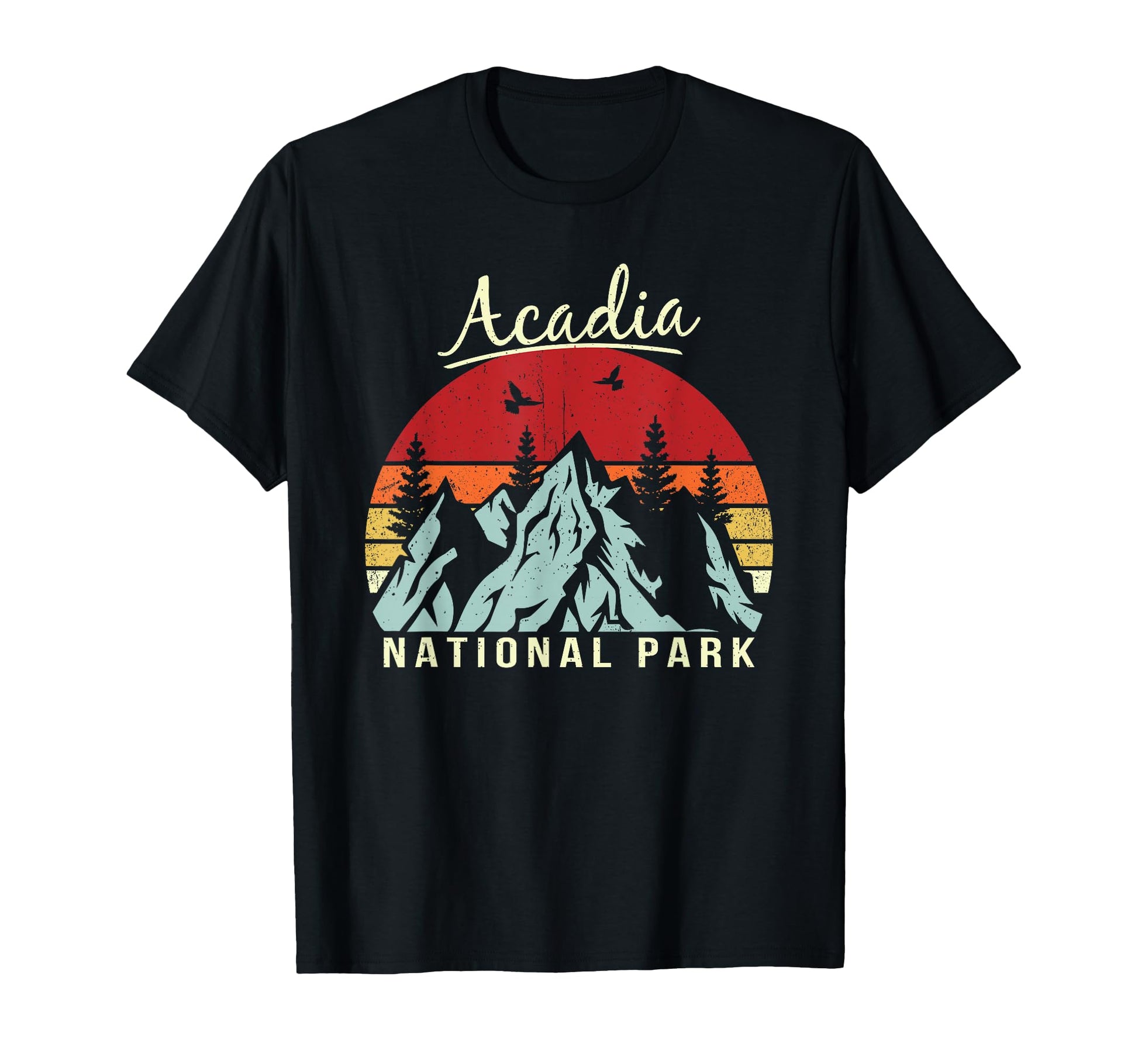 Hiking Camping Acadia National Park T-Shirt - Minimalist Print Unisex - T-Shirt, Sweatshirt, Hoodie