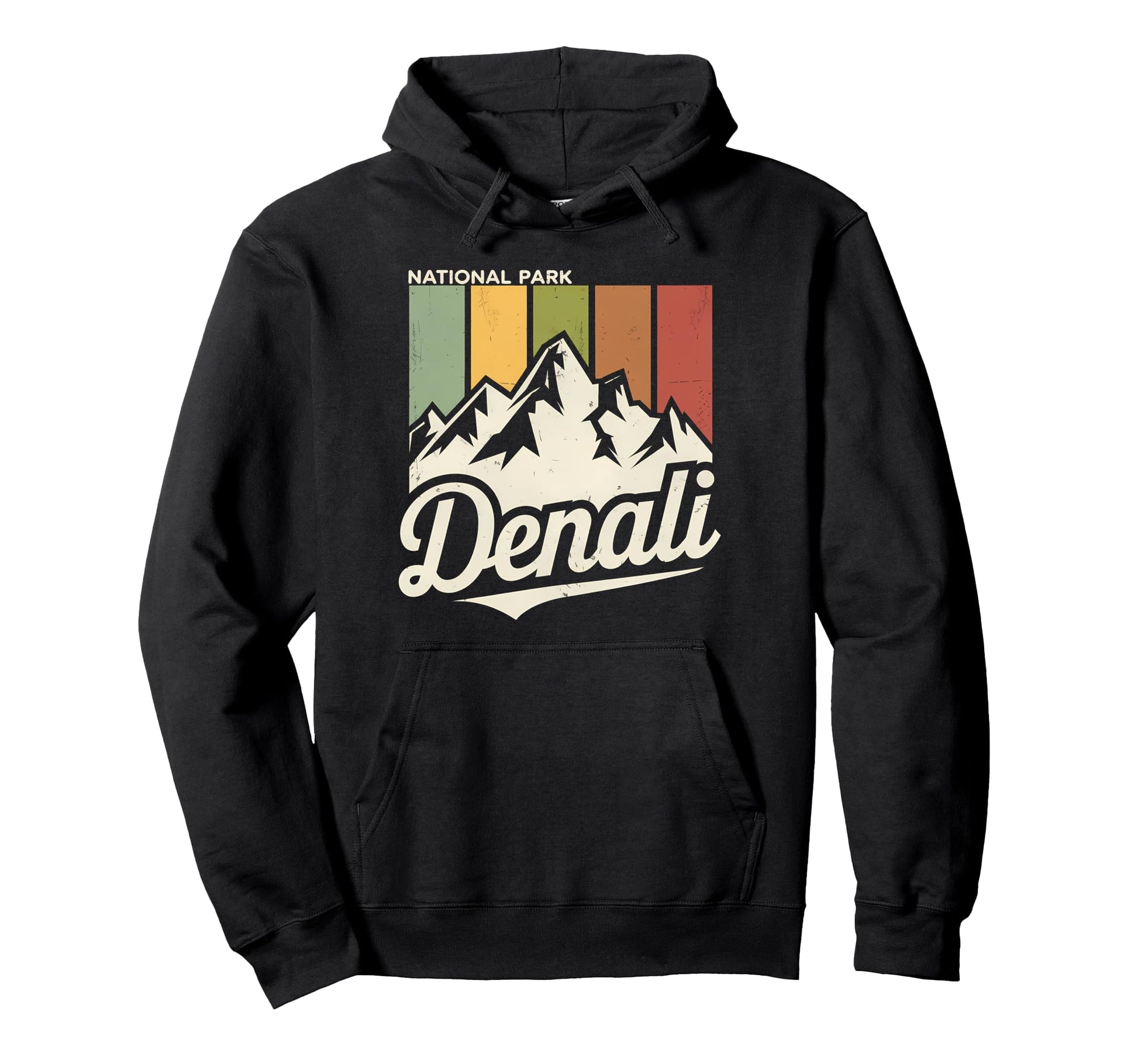 Denali Est 1917 Alaska National Park Hoodie - Trendy Graphic Men Women - T-Shirt, Sweatshirt, Hoodie