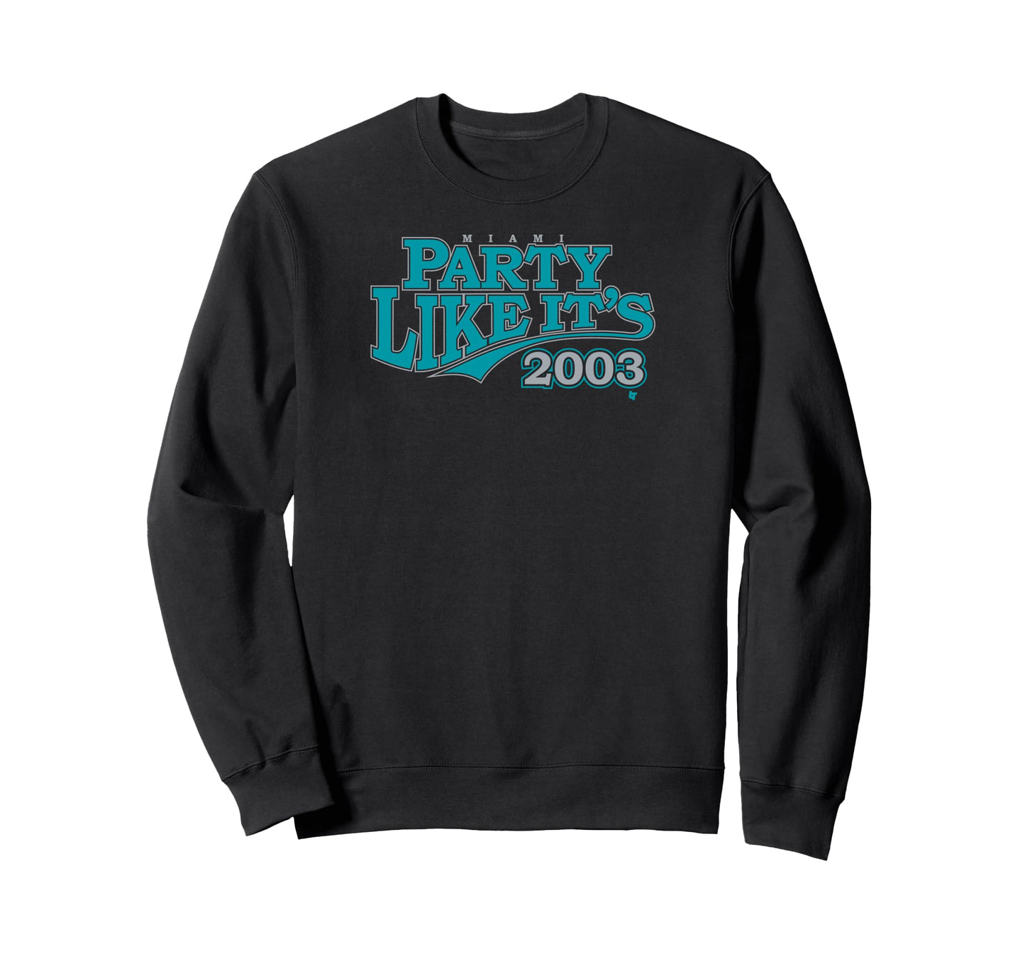 Party Like Its 2003 Miami Baseball Sweatshirt - Minimalist Print Unisex - T-Shirt, Sweatshirt, Hoodie