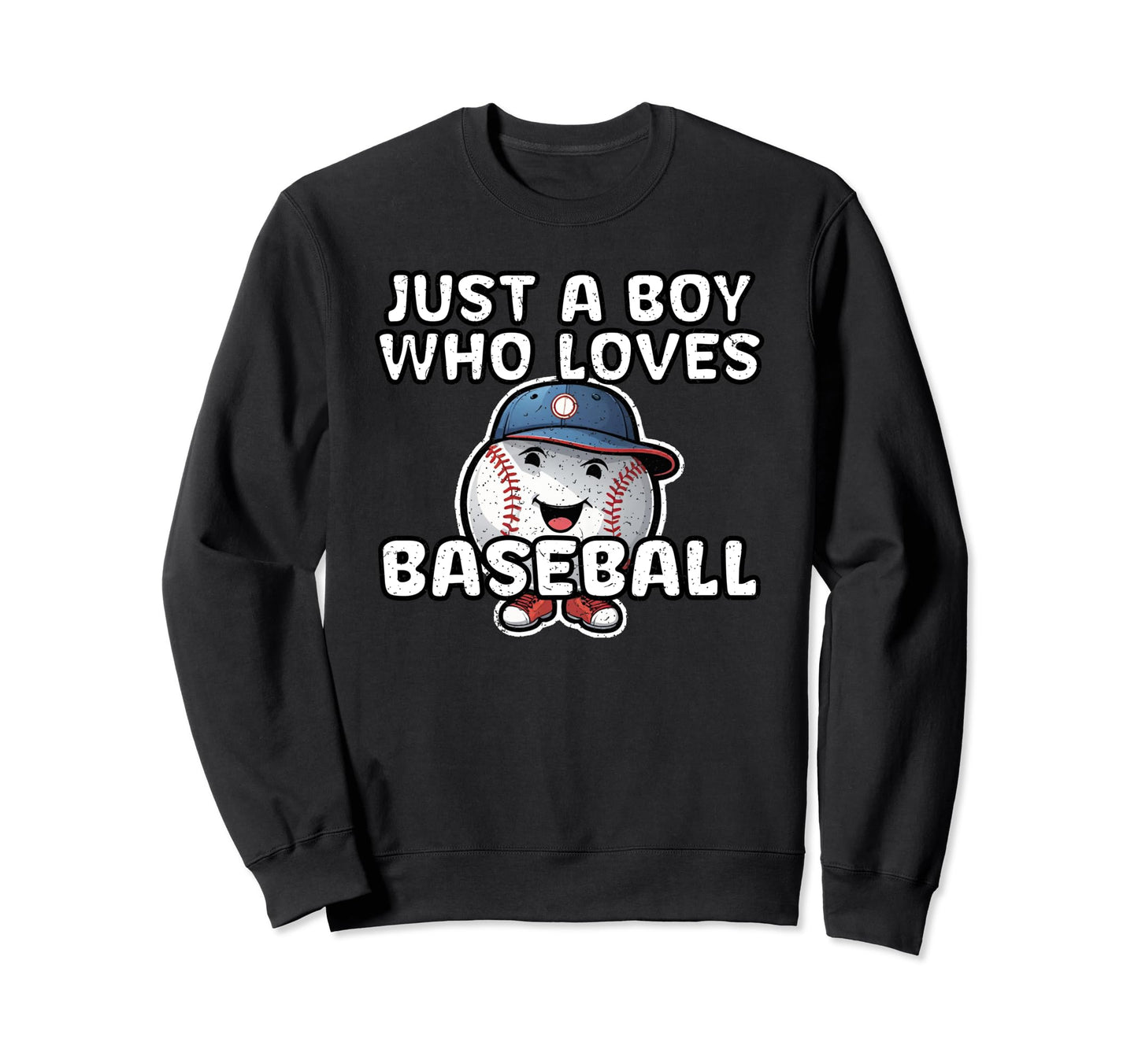 Just Who Loves Baseball Baseball Sweatshirt - Custom Art Print for Adults - T-Shirt, Sweatshirt, Hoodie