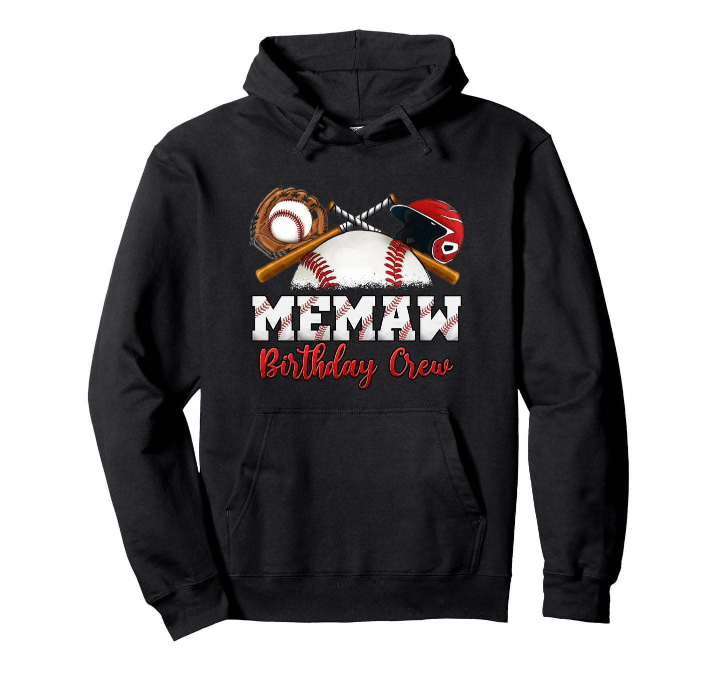 Baseball Birthday Party Sports Family Hoodie - Trendy Graphic for Adults - T-Shirt, Sweatshirt, Hoodie