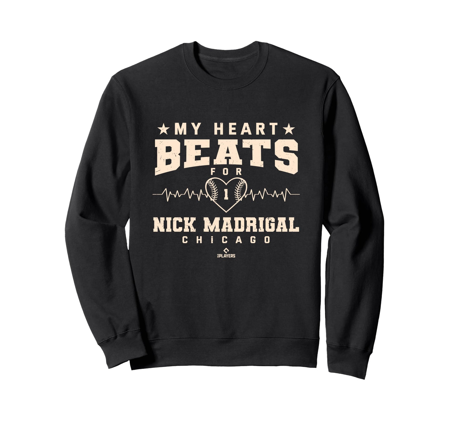 My Heart Beats Nick Madrigal Sweatshirt - Custom Art Print Unisex - T-Shirt, Sweatshirt, Hoodie