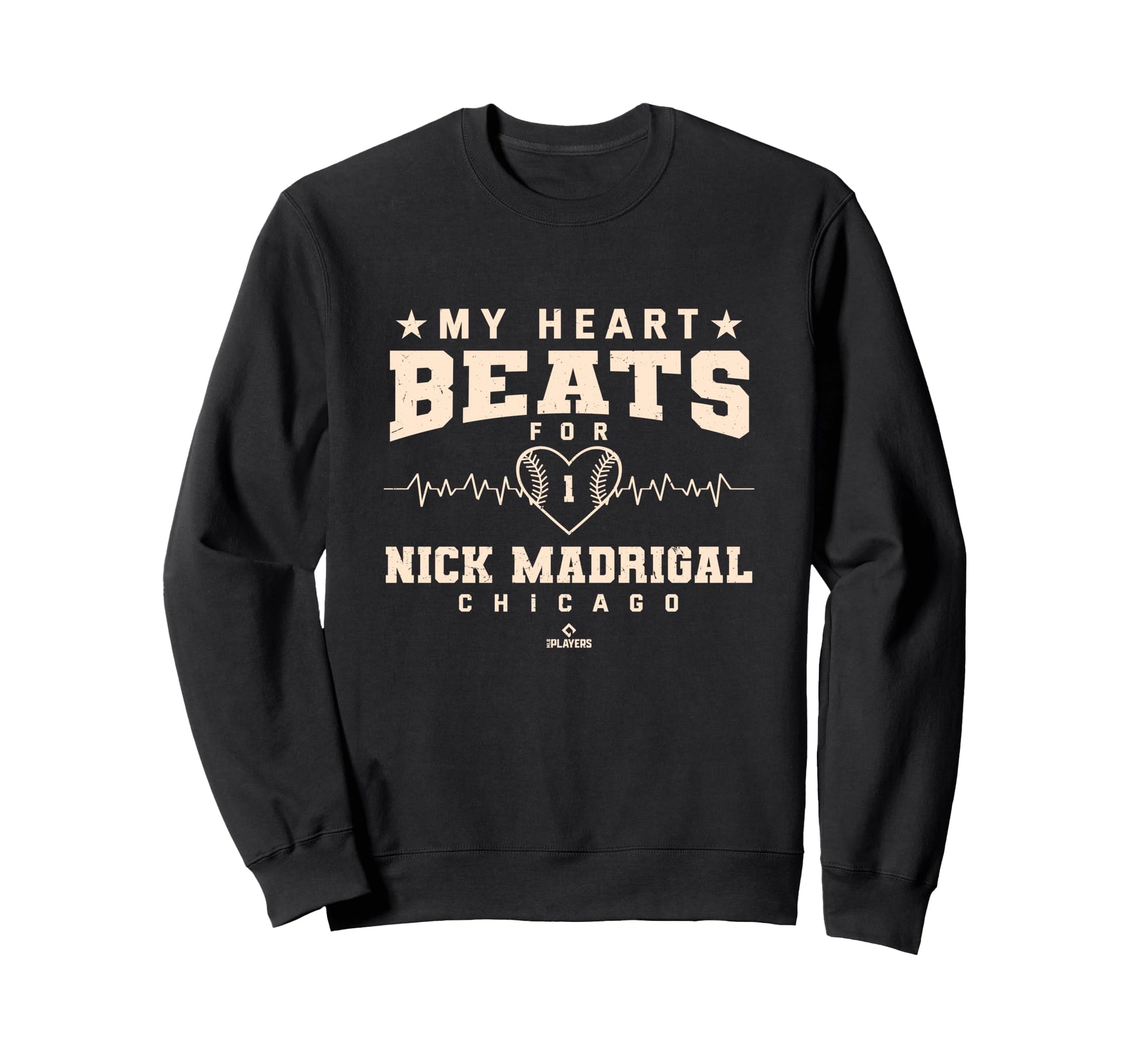 My Heart Beats Nick Madrigal Sweatshirt - Custom Art Print Unisex - T-Shirt, Sweatshirt, Hoodie