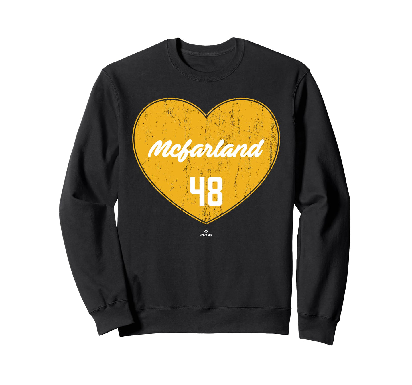 Distressed Heart T J Mcfarland Oakland Sweatshirt - Unique Graphic Unisex - T-Shirt, Sweatshirt, Hoodie