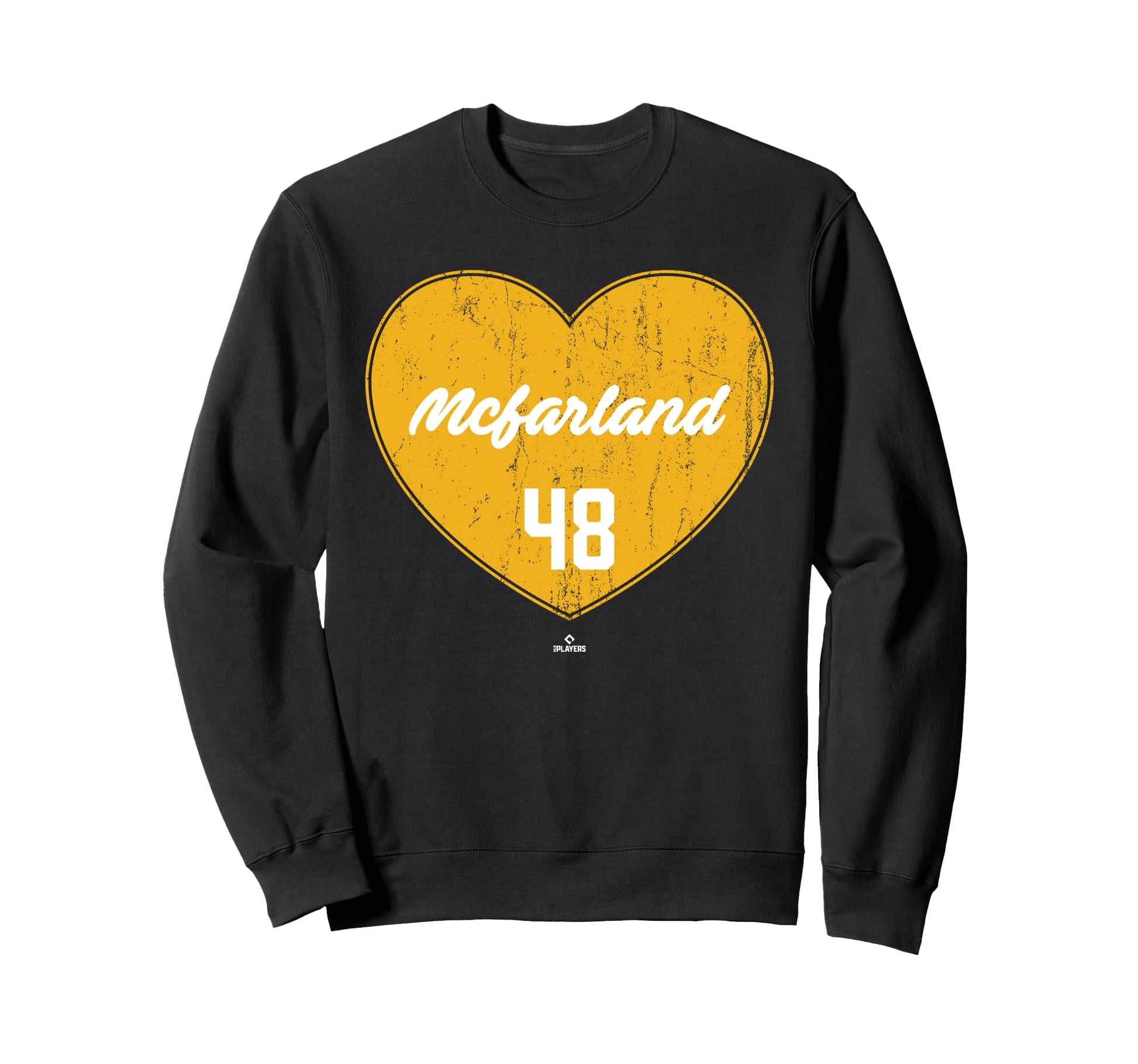 Distressed Heart T J Mcfarland Oakland Sweatshirt - Unique Graphic Unisex - T-Shirt, Sweatshirt, Hoodie