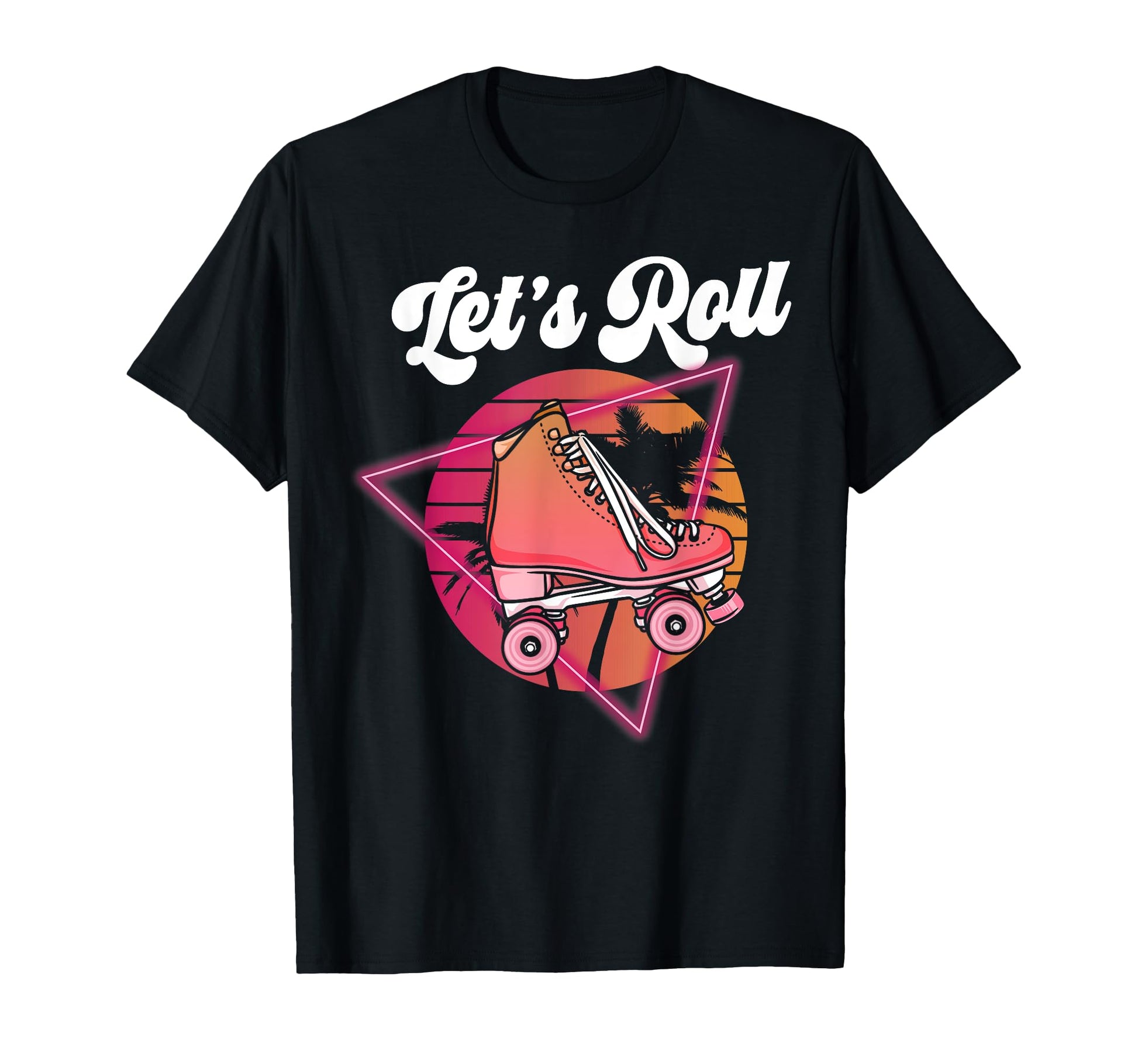 Roller Skating Skate 1970S Lets Roll T-Shirt - Aesthetic Graphic Unisex - T-Shirt, Sweatshirt, Hoodie