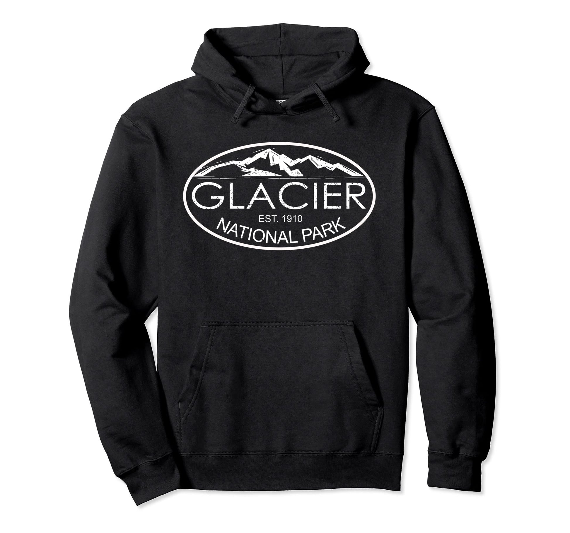 Glacier National Park Montana Souvenir Tees Hoodie - Graphic Print Unisex - T-Shirt, Sweatshirt, Hoodie