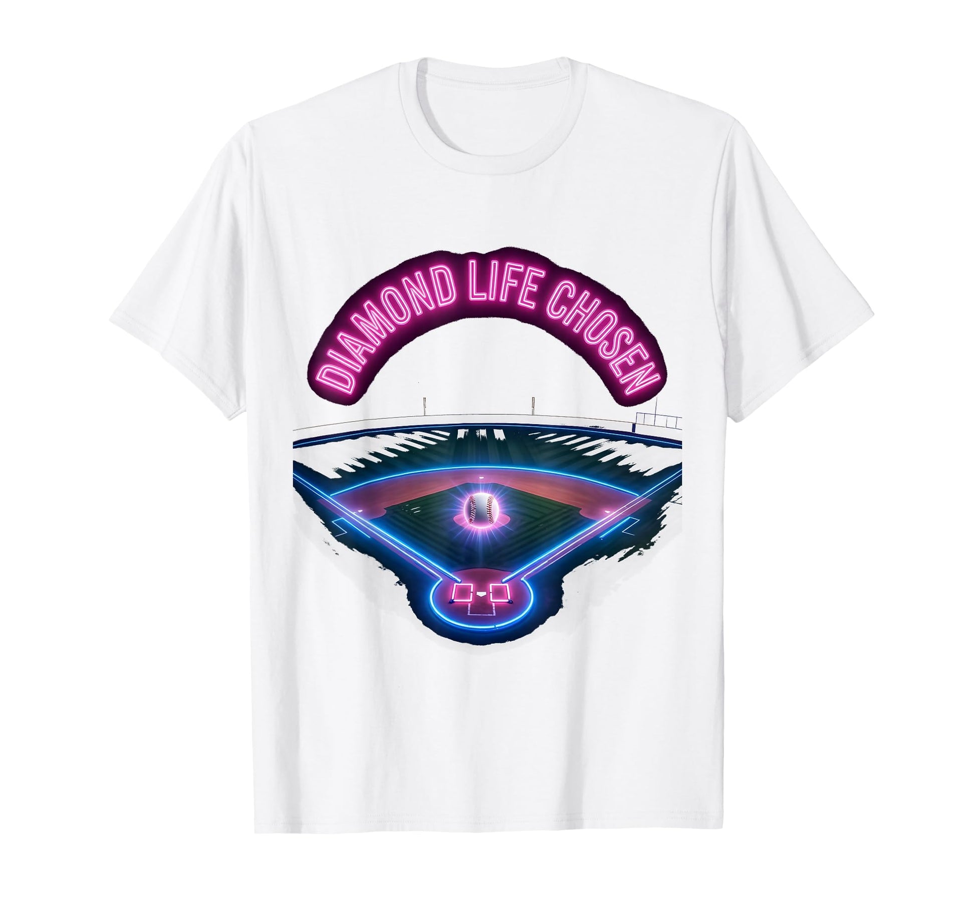 Dirt And Diamonds Baseball Diamond T-Shirt - Aesthetic Graphic Men Women - T-Shirt, Sweatshirt, Hoodie
