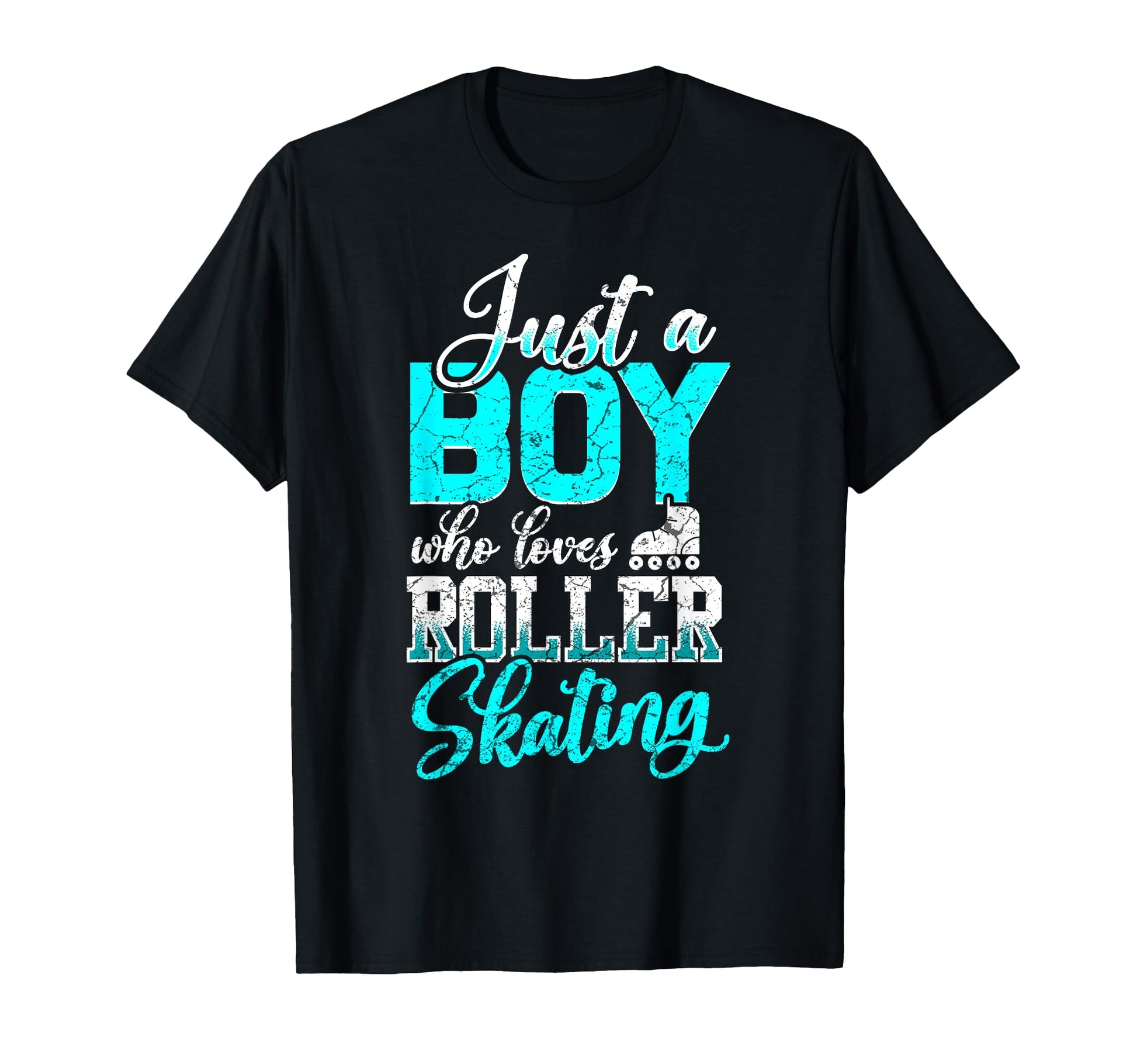 Nur Ein Junge Der Roller Skating T-Shirt - Minimalist Print Men Women - T-Shirt, Sweatshirt, Hoodie