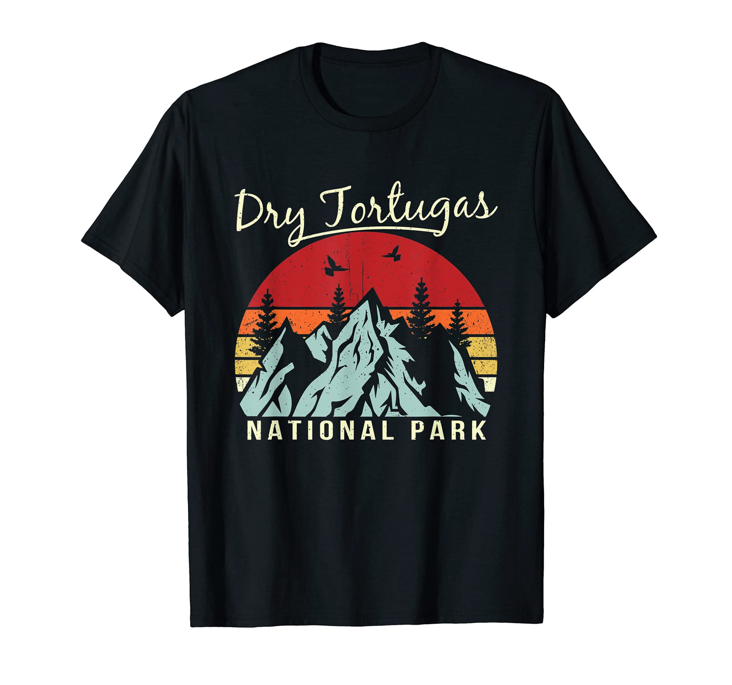 Hiking Camping Dry Tortugas T-Shirt - Fun Novelty Design for Adults - T-Shirt, Sweatshirt, Hoodie