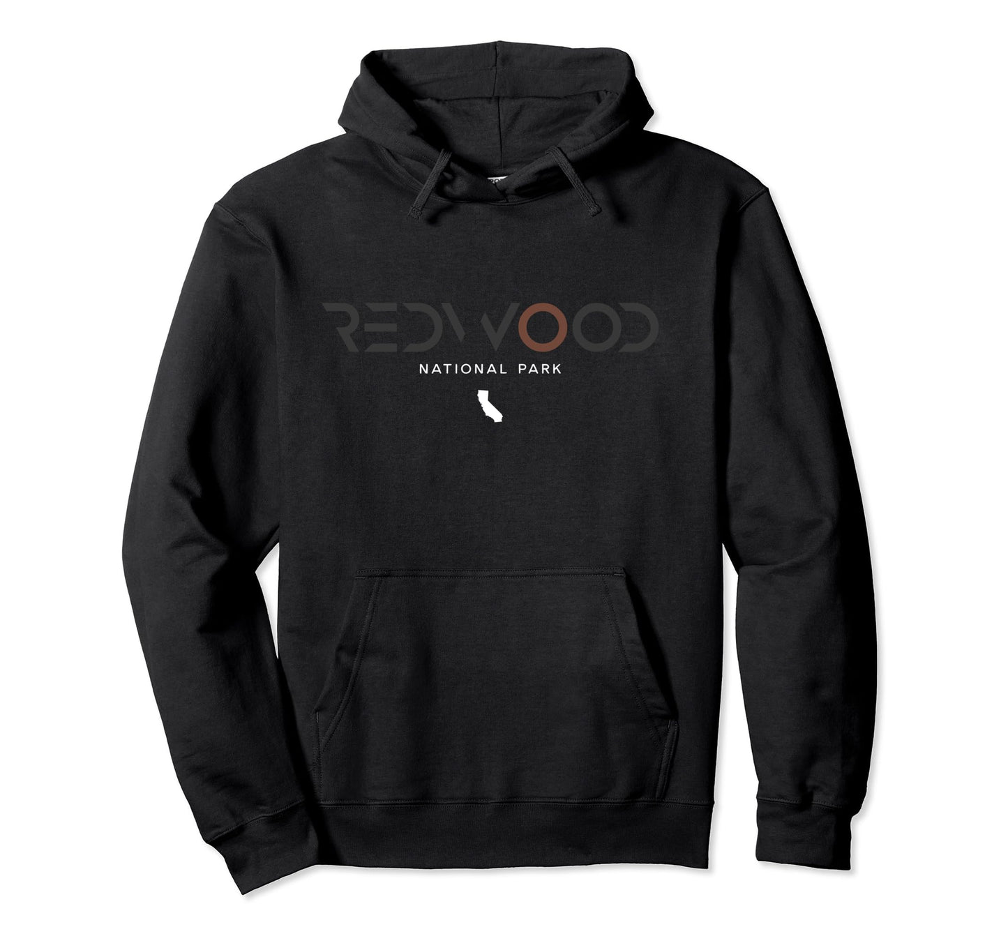 Redwood National Park California Tonal Hoodie - Aesthetic Graphic Men Women - T-Shirt, Sweatshirt, Hoodie