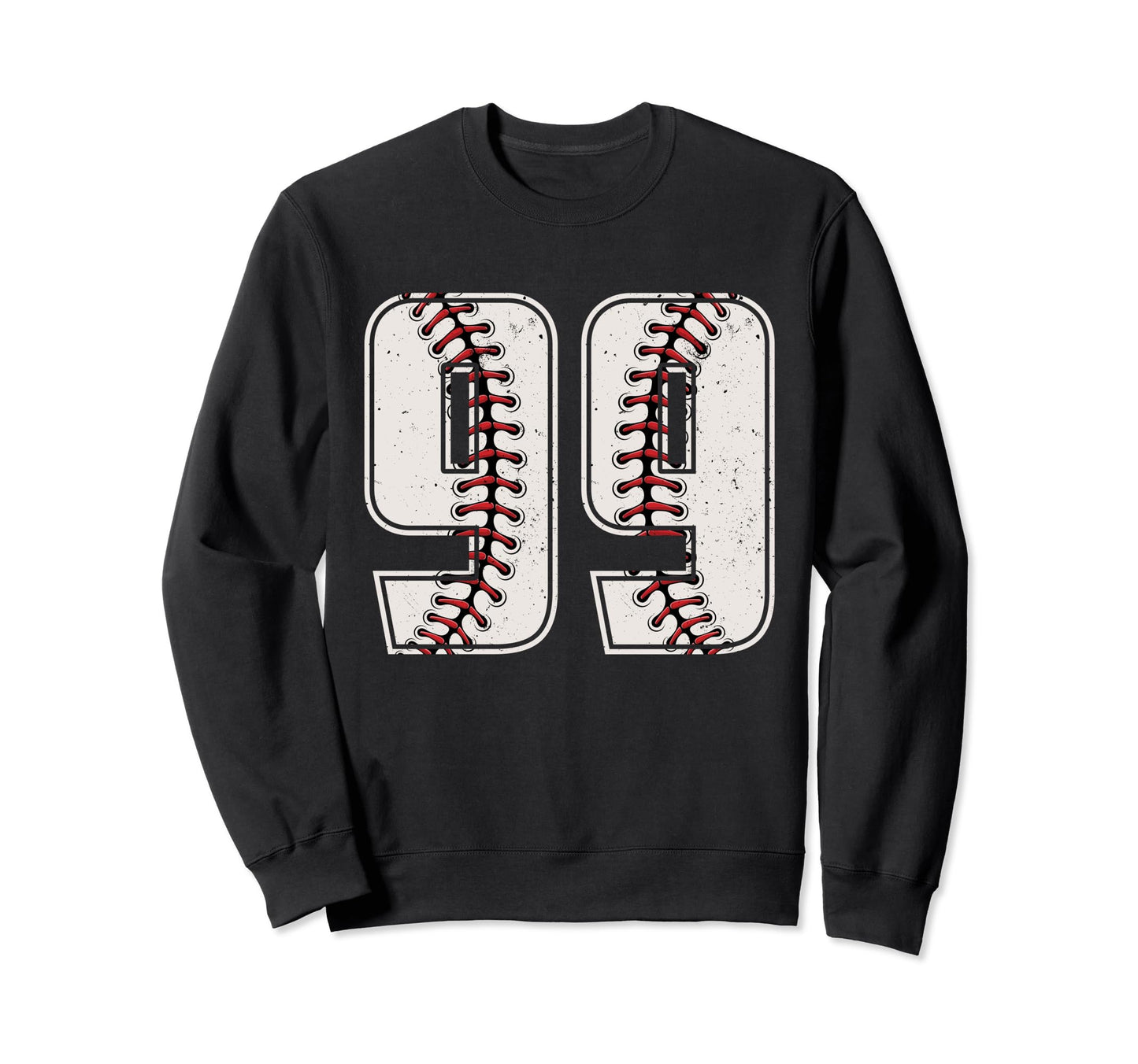 Baseball Player Number 99 Sweatshirt - Fun Novelty Design for Adults - T-Shirt, Sweatshirt, Hoodie