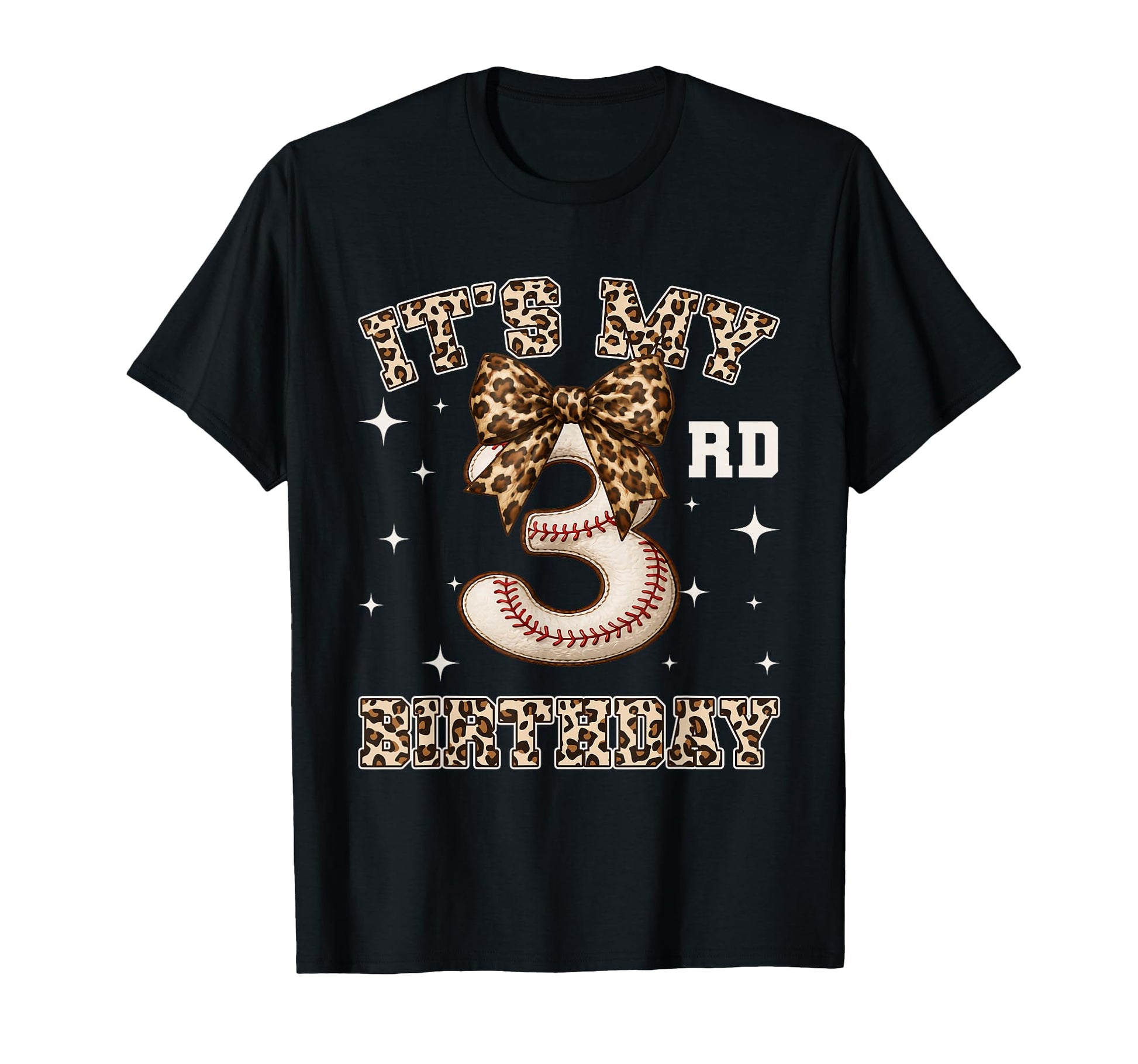 Its My 3Rd Birthday Baseball 3 Year T-Shirt - Trendy Graphic for Adults - T-Shirt, Sweatshirt, Hoodie