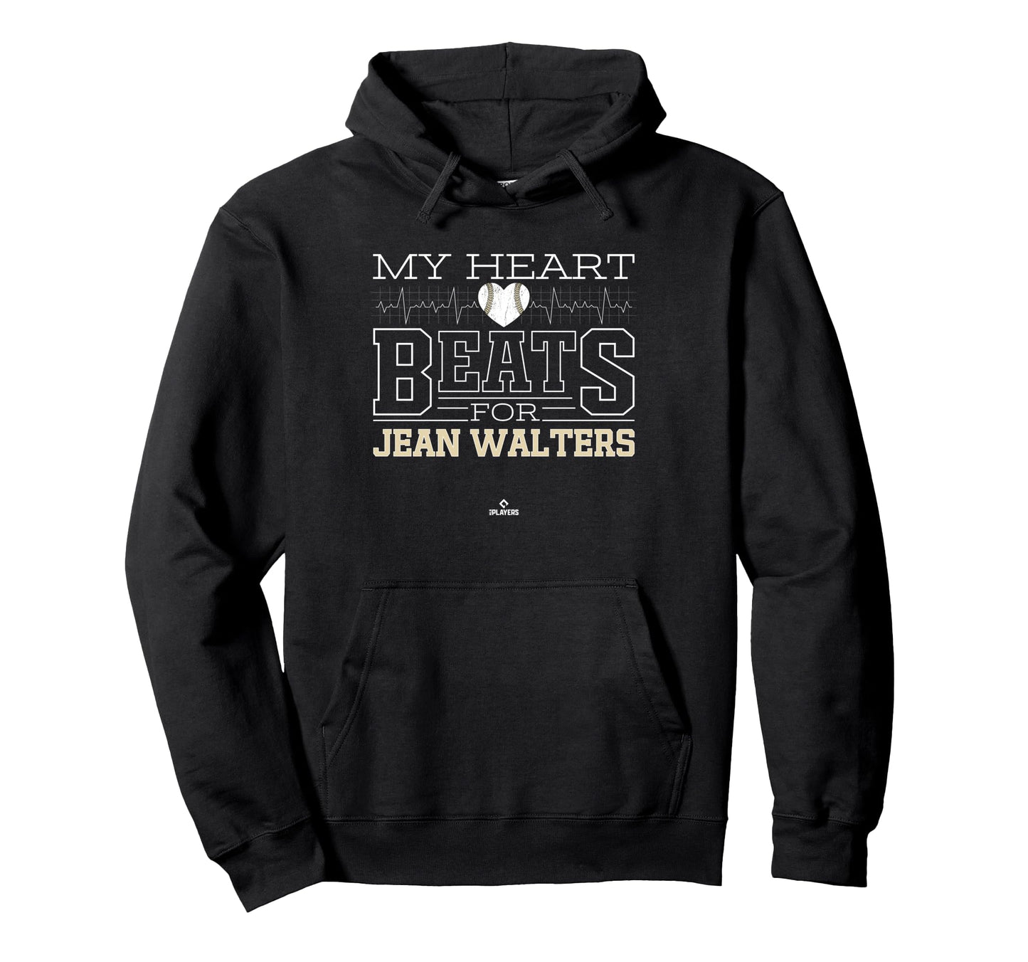 My Heart Beats Jean Walters Prospect Hoodie - Trendy Graphic for Adults - T-Shirt, Sweatshirt, Hoodie