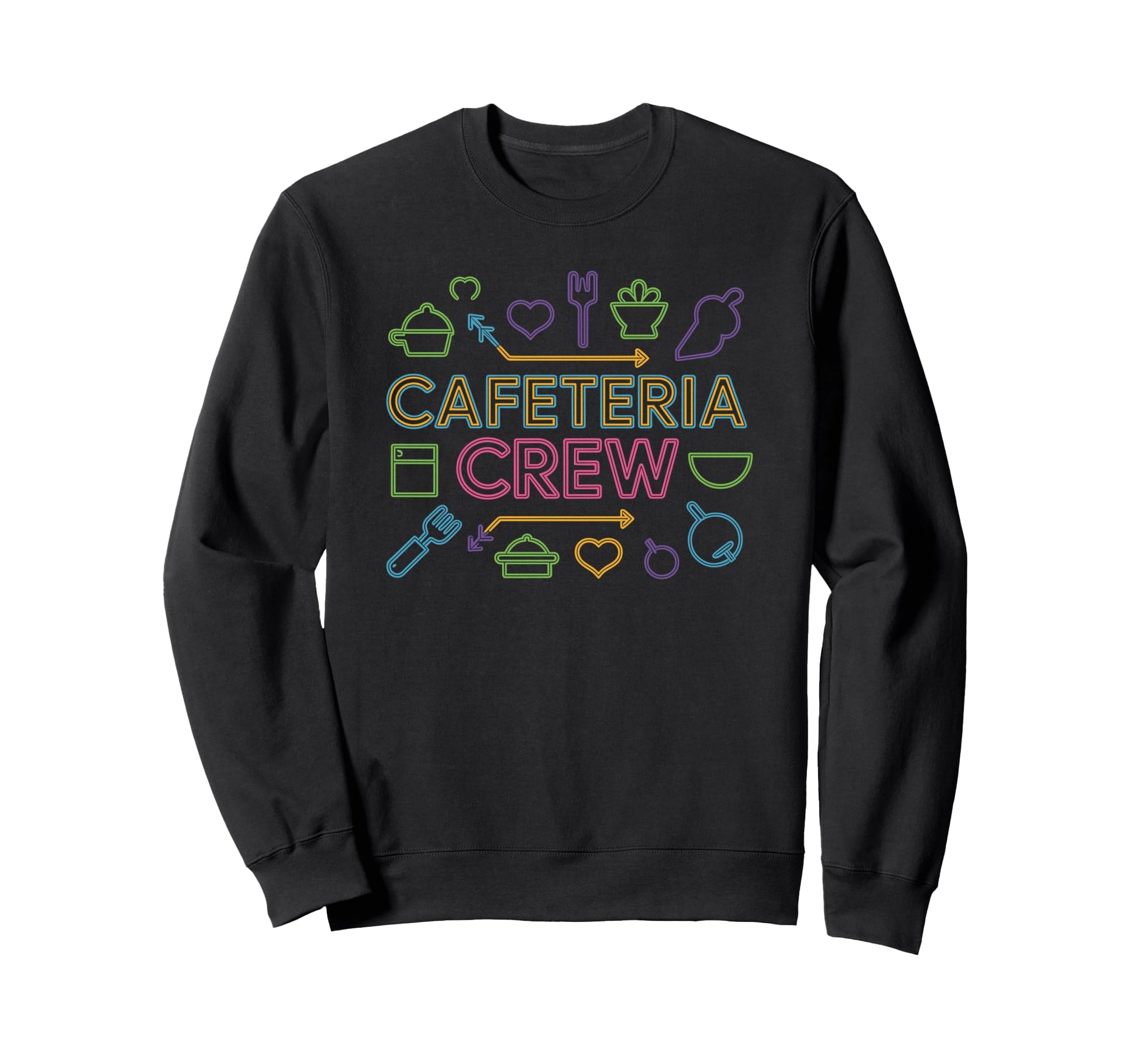 Happy School Lunch Ladies And Sweatshirt - Fun Novelty Design Unisex - T-Shirt, Sweatshirt, Hoodie