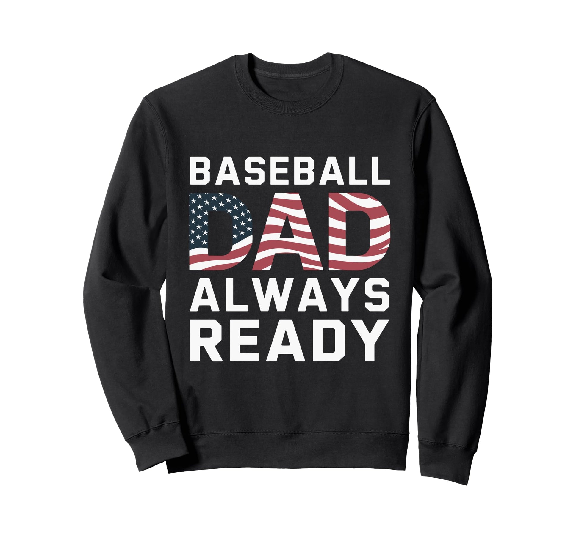 Homerun Baseball Dad Baseball Sweatshirt - Aesthetic Graphic for Adults - T-Shirt, Sweatshirt, Hoodie