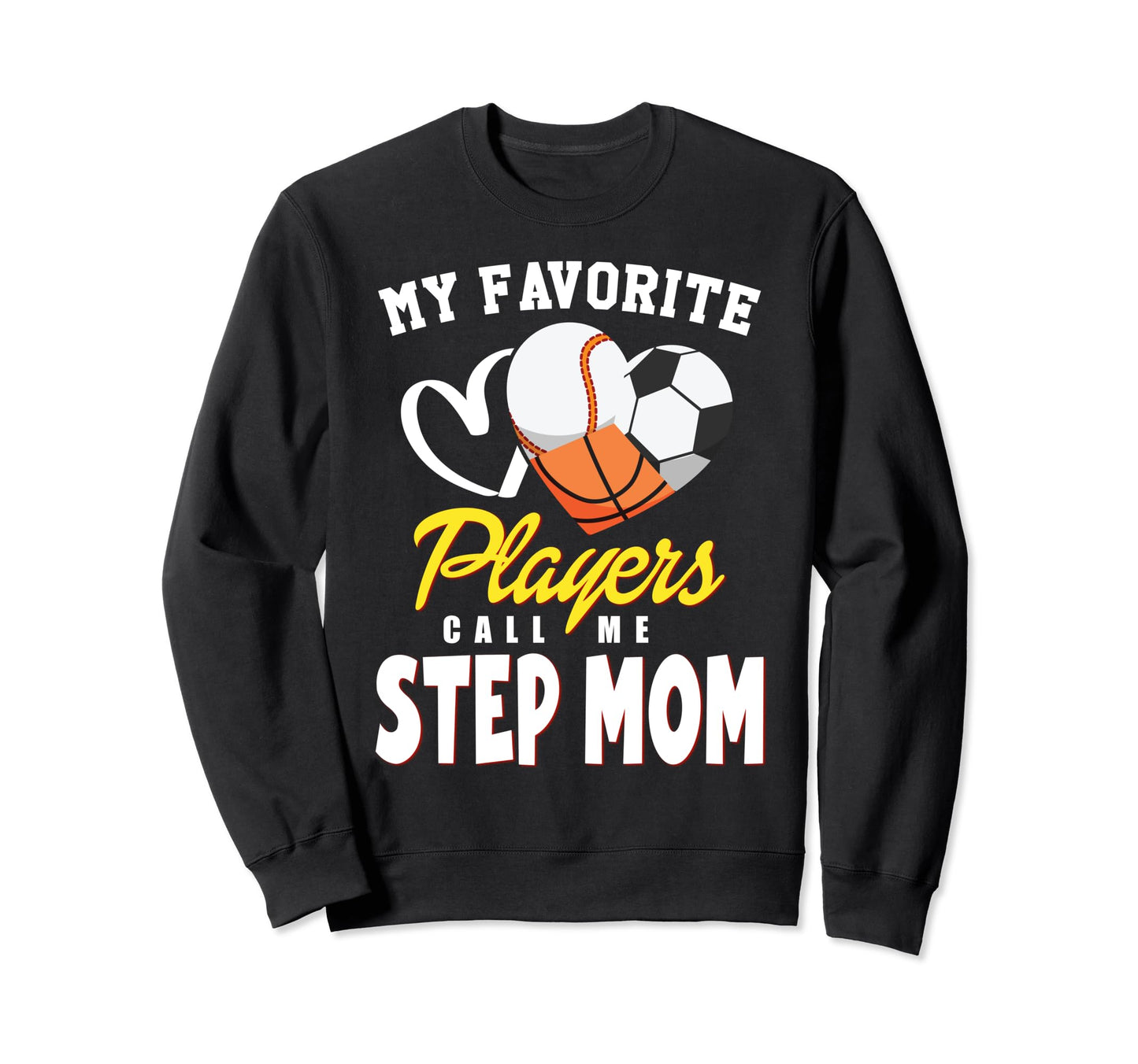 My Favorite Players Baseball Soccer Sweatshirt - Trendy Graphic for Adults - T-Shirt, Sweatshirt, Hoodie