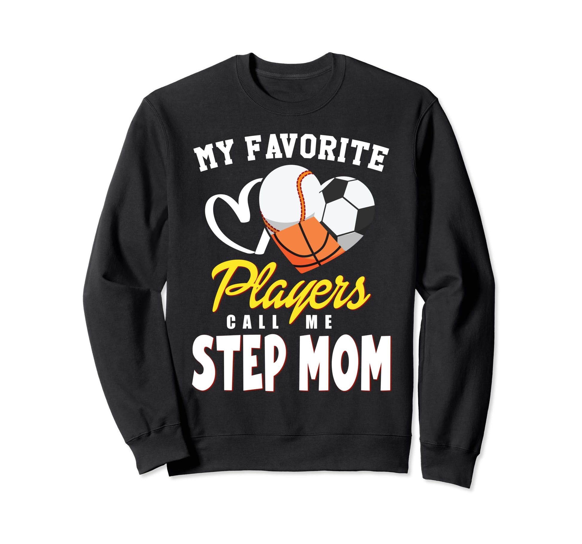 My Favorite Players Baseball Soccer Sweatshirt - Trendy Graphic for Adults - T-Shirt, Sweatshirt, Hoodie