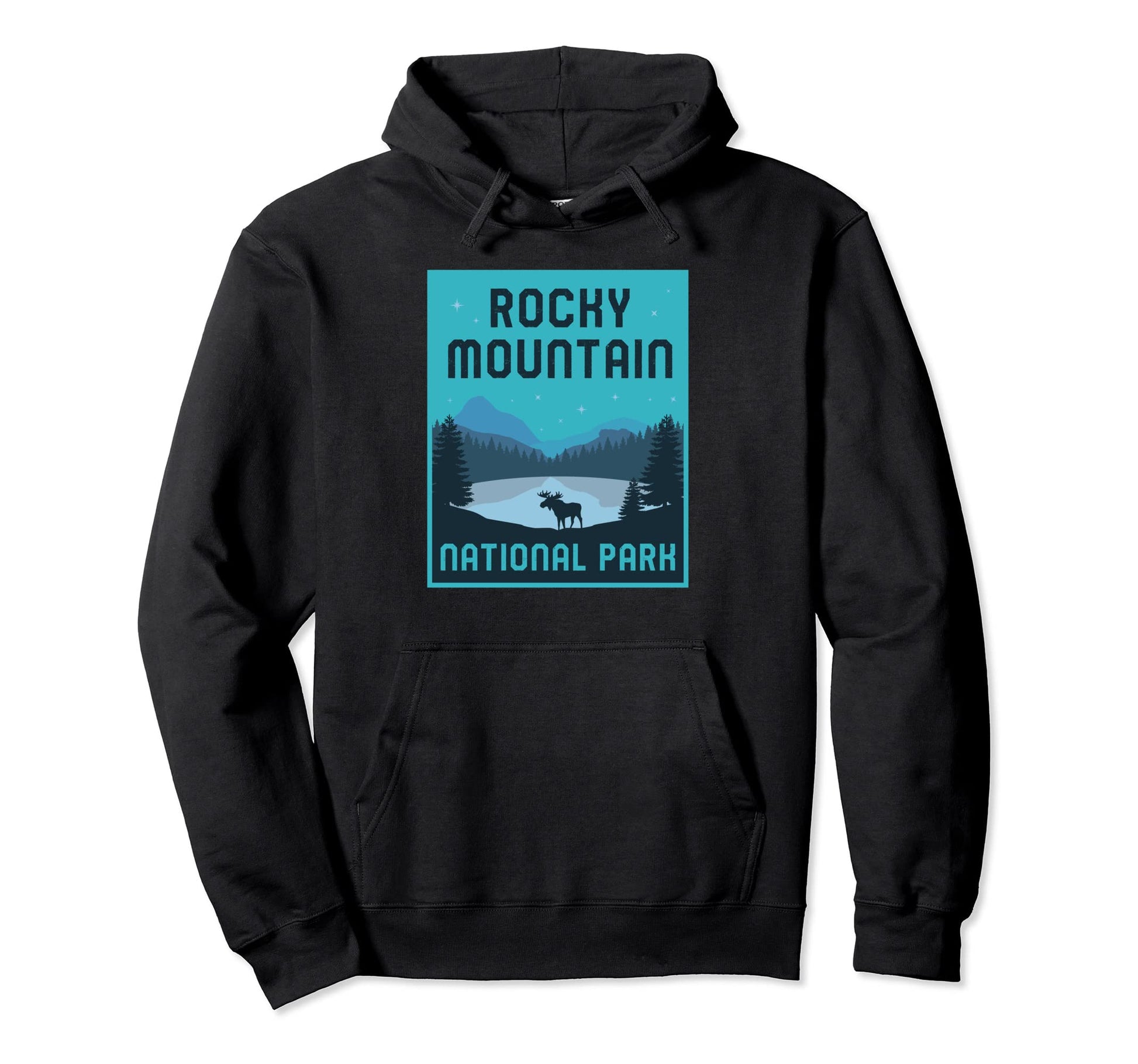 Rocky Mountain National Park Hoodie - Fun Novelty Design Men Women - T-Shirt, Sweatshirt, Hoodie