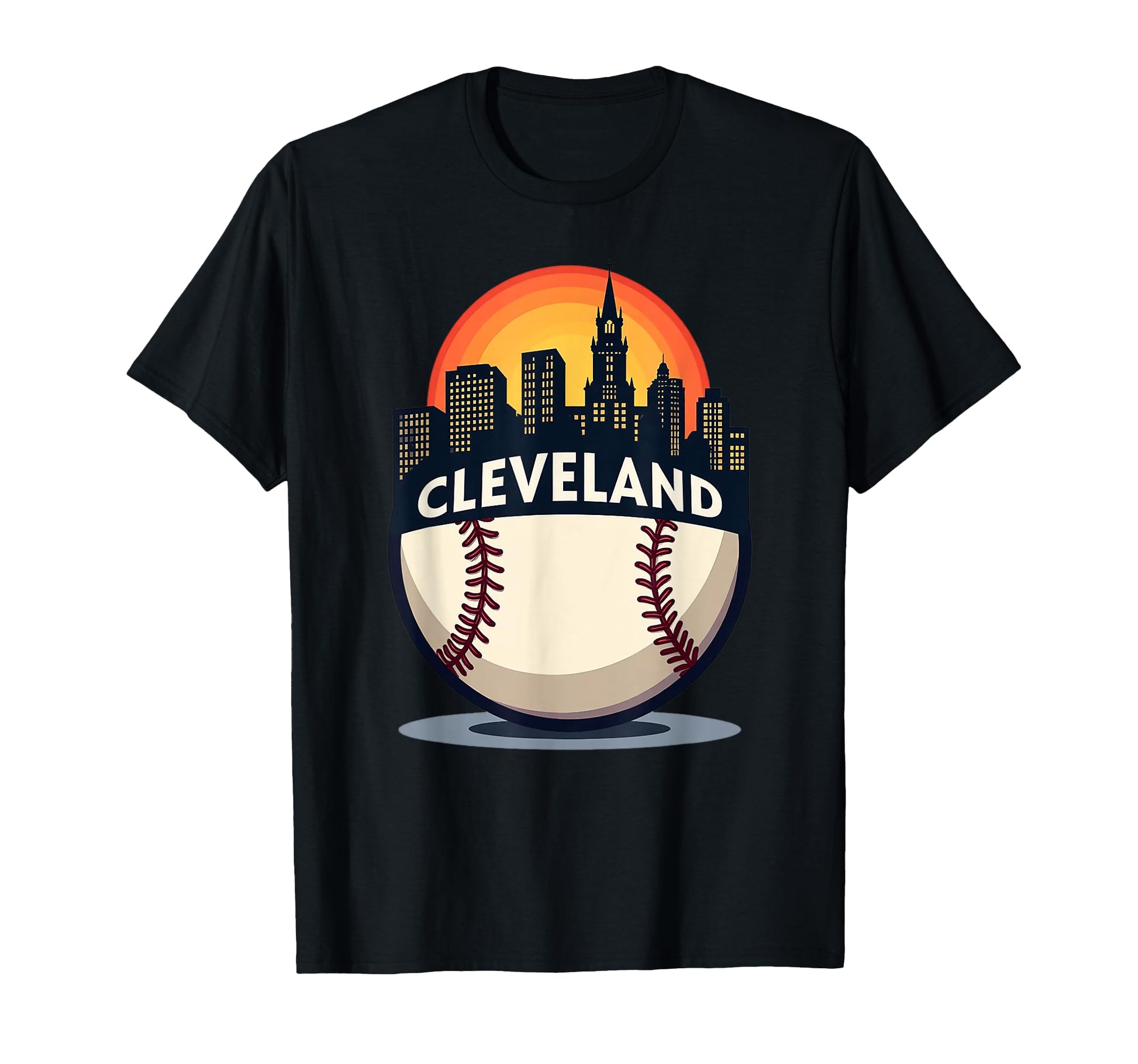 Cleveland Baseball Baseball Fan Lover T-Shirt - Novelty Apparel Unisex - T-Shirt, Sweatshirt, Hoodie