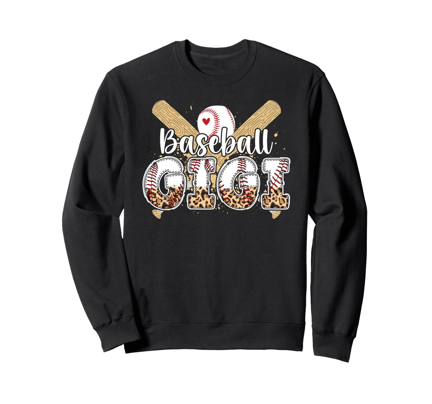 Baseball Gigi Leopard Gigi Sweatshirt - Fun Novelty Design Men Women - T-Shirt, Sweatshirt, Hoodie