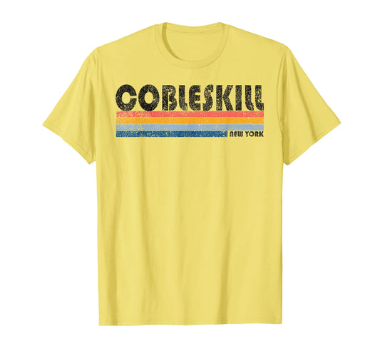 1980S Cobleskill New York T-Shirt - Graphic Print Unisex - T-Shirt, Sweatshirt, Hoodie