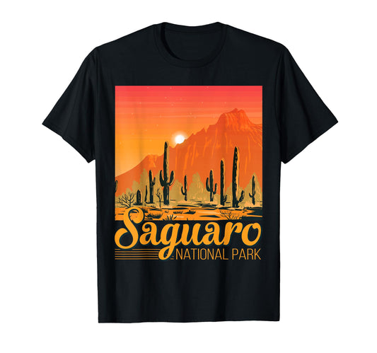 Arizona National Park Saguaro National T-Shirt - Minimalist Print Unisex - T-Shirt, Sweatshirt, Hoodie