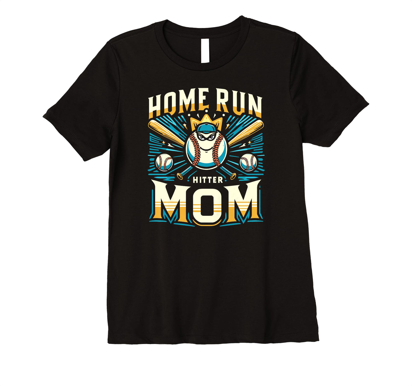 Womens Home Run Hitter Mom Baseball T-Shirt - Streetwear Style Unisex - T-Shirt, Sweatshirt, Hoodie