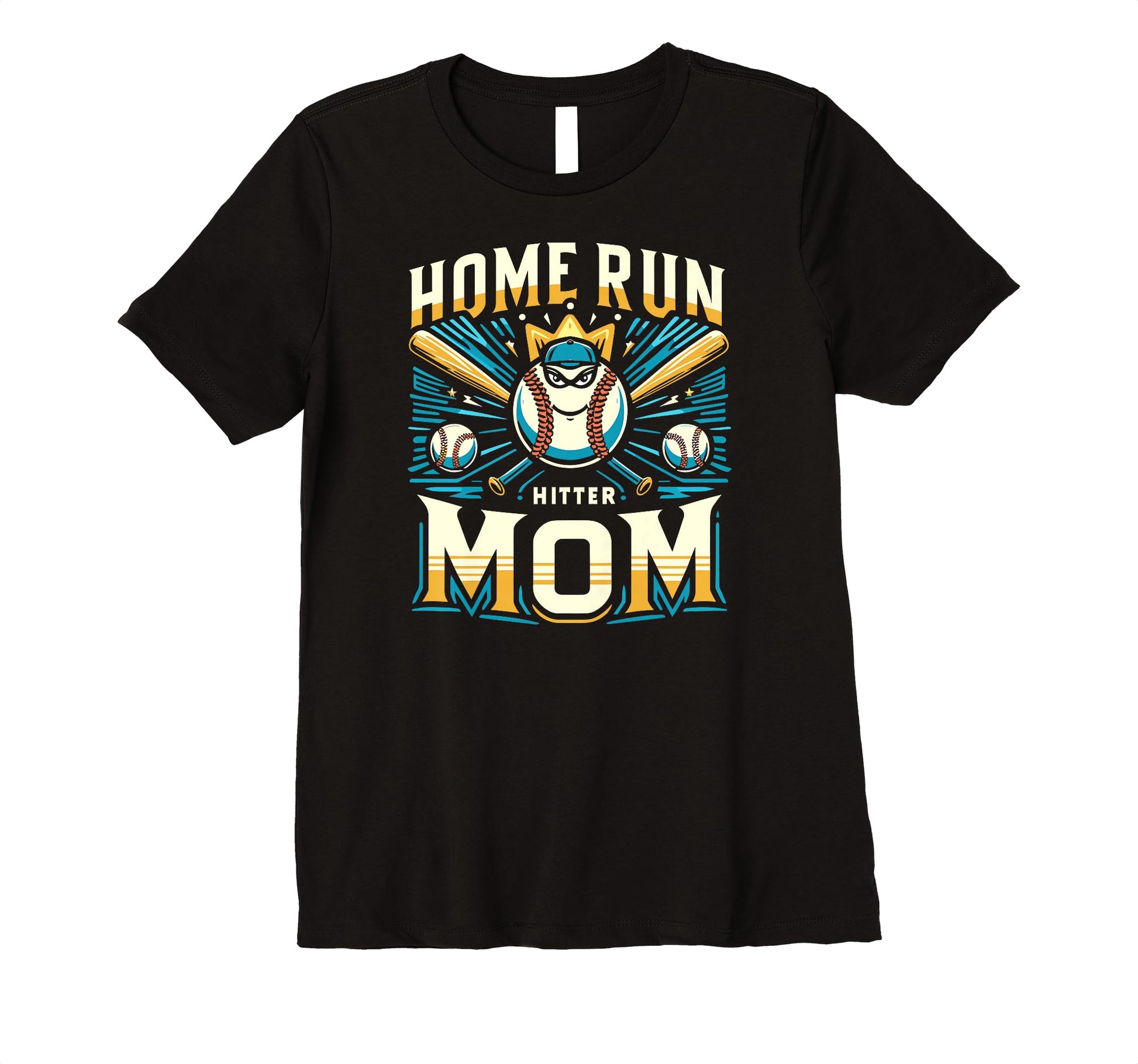 Womens Home Run Hitter Mom Baseball T-Shirt - Streetwear Style Unisex - T-Shirt, Sweatshirt, Hoodie