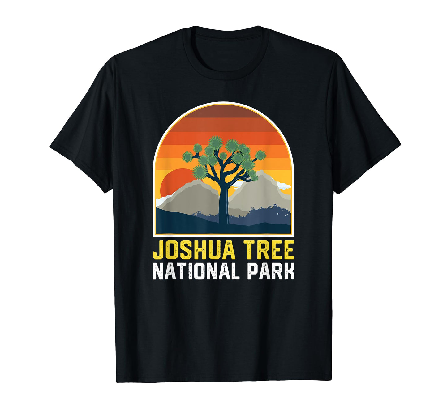 Joshua Tree National Park Sunset T-Shirt - Minimalist Print for Adults - T-Shirt, Sweatshirt, Hoodie