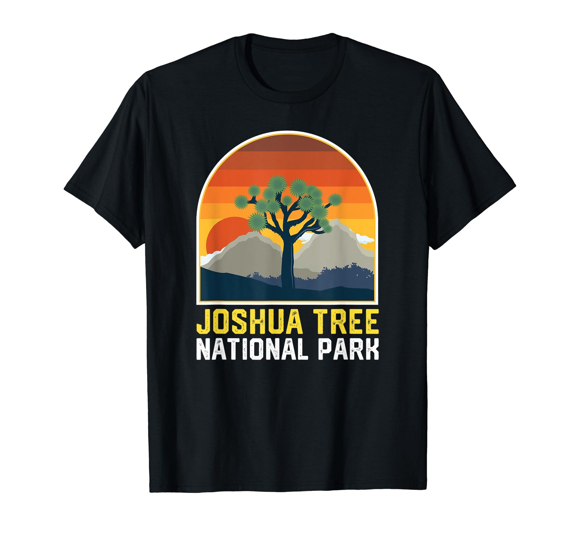 Joshua Tree National Park Sunset T-Shirt - Minimalist Print for Adults - T-Shirt, Sweatshirt, Hoodie