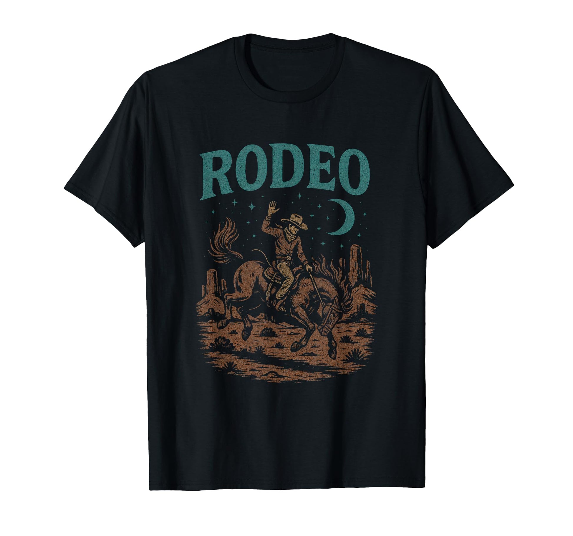 Rodeo Cowboy Horse Riding T-Shirt - Casual Everyday Wear Men Women - T-Shirt, Sweatshirt, Hoodie