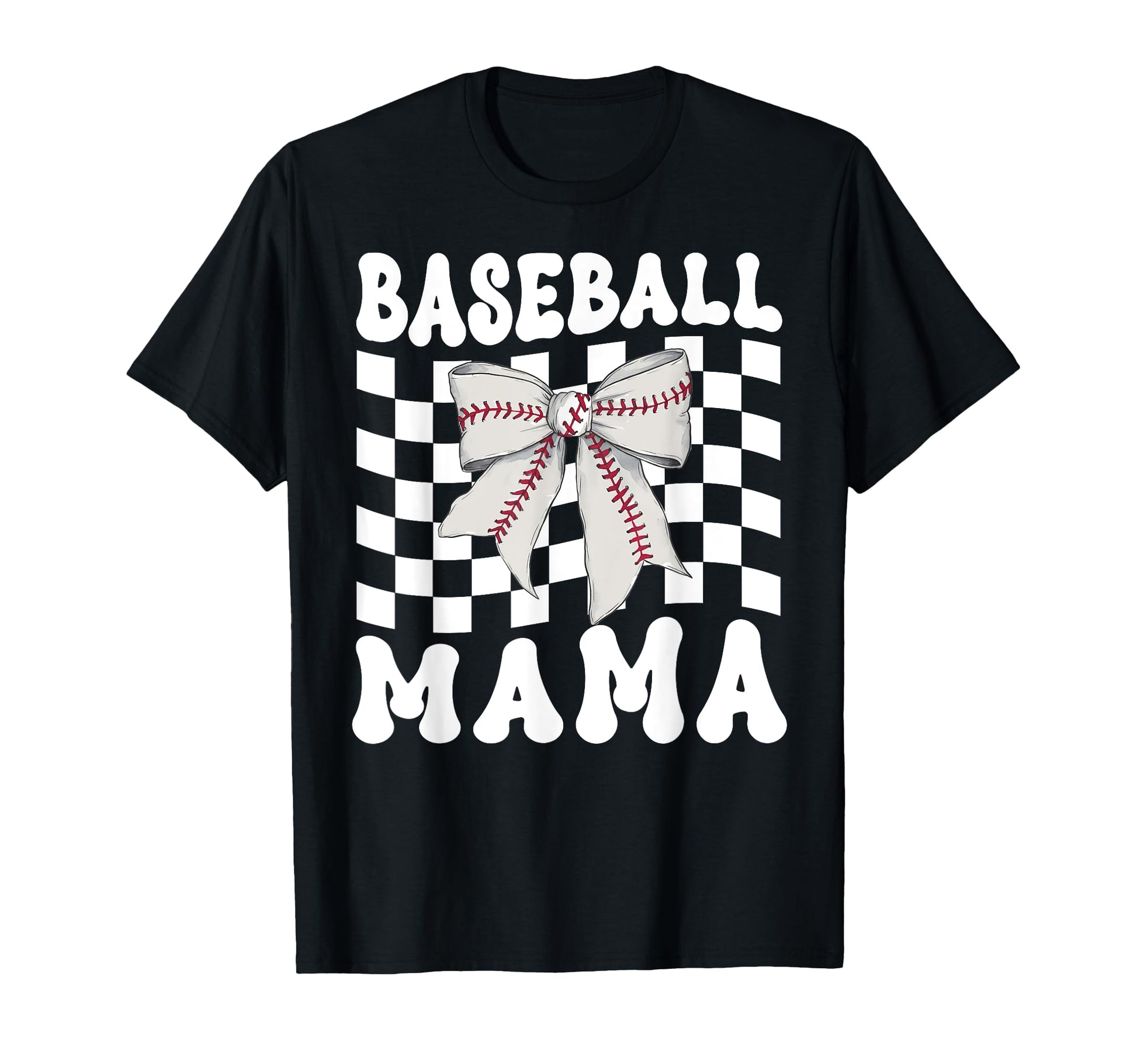 Baseball Mama Coquette Bow Game Day Funny T-Shirt - Trendy Graphic Unisex - T-Shirt, Sweatshirt, Hoodie